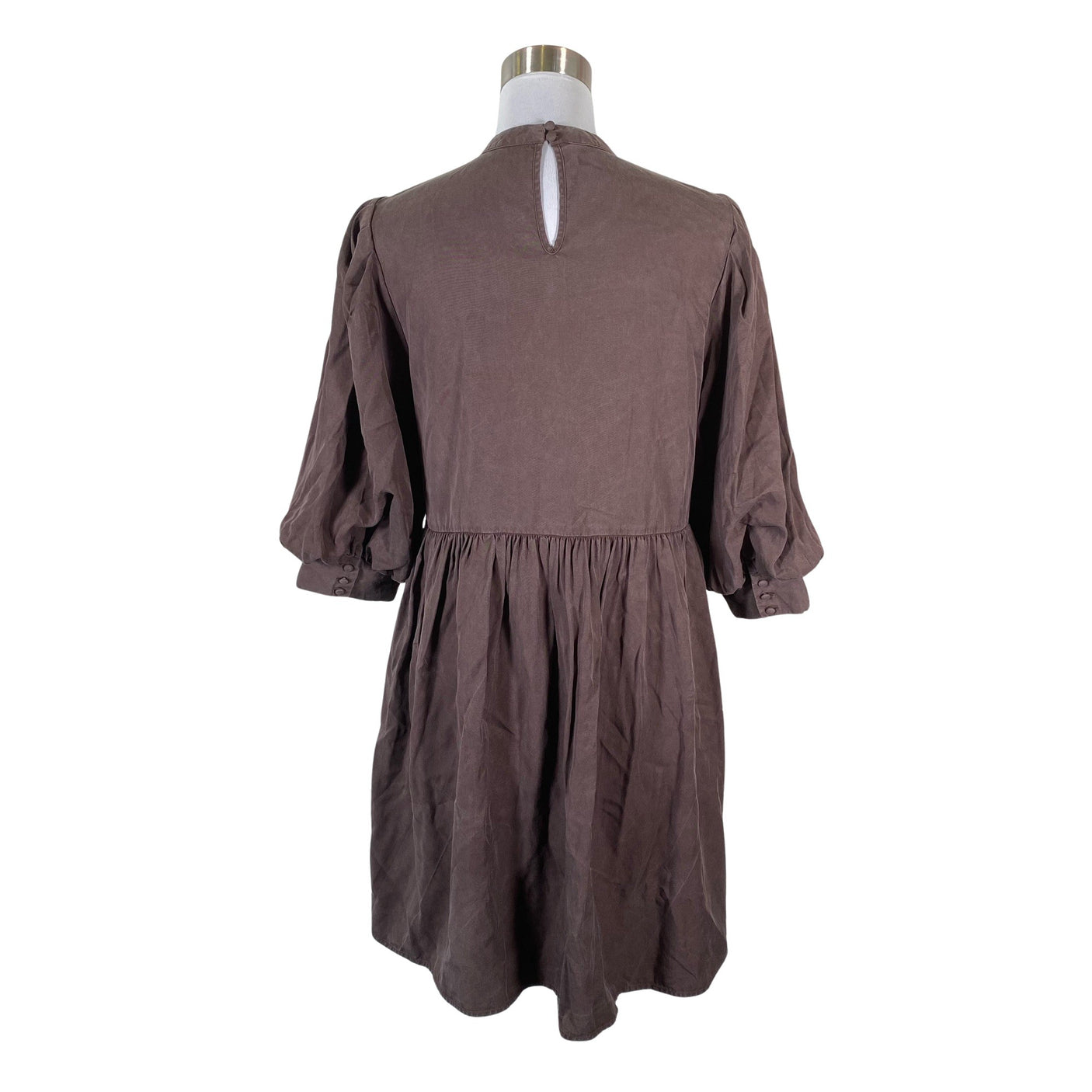 Unisex Selected - Mitteveniv kleit, suurus 38 - Pruun (2)