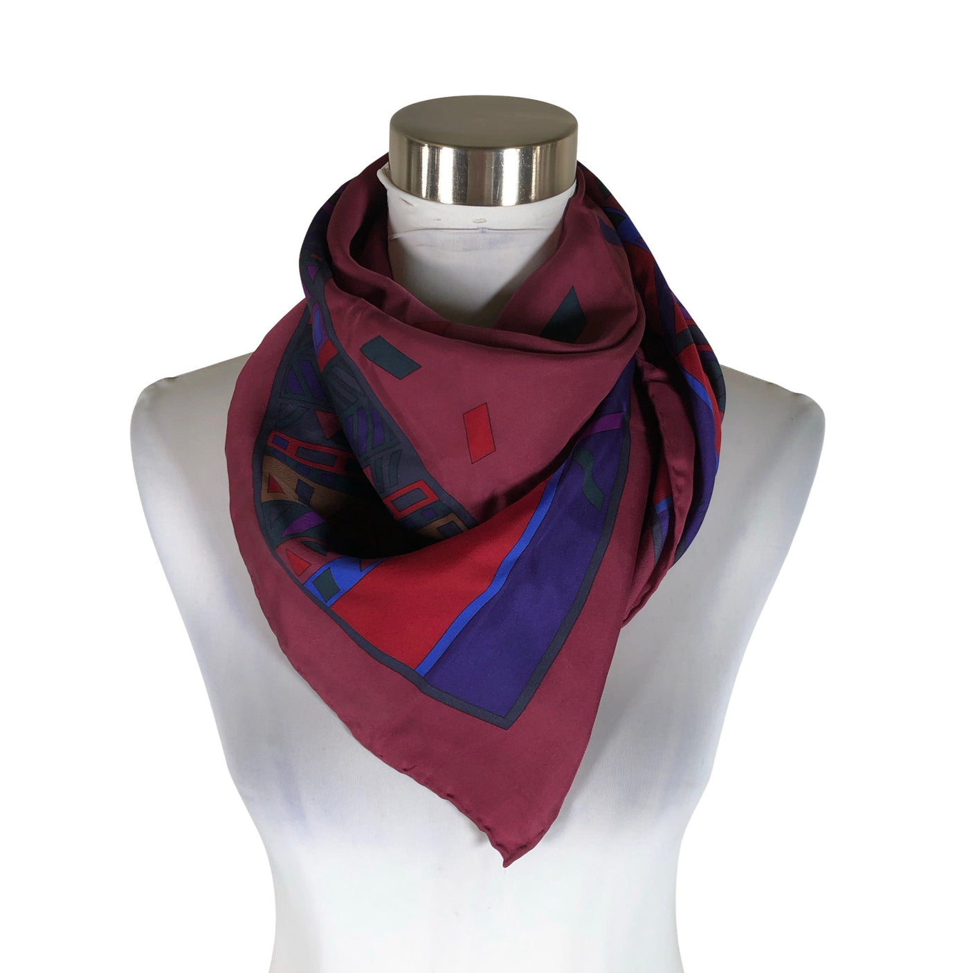 Unisex Marja Kurki - Õhuke sall, suurus Maxi - Veinipunane (1)