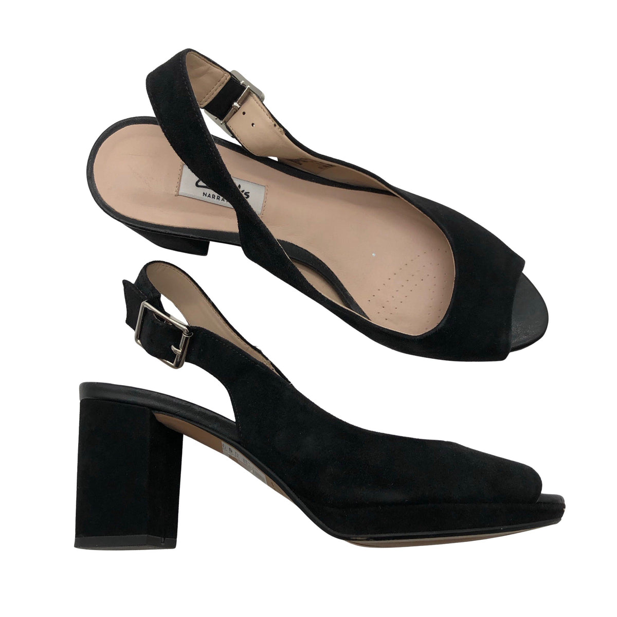 Unisex Clarks - Kontsaga rihmikud, suurus 39 - Must (1)