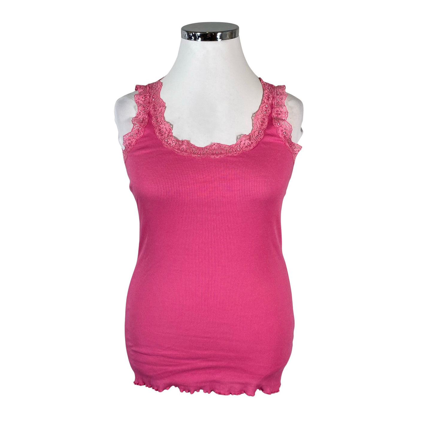 Unisex Zizzi - Trikotaažist topp, suurus 42 - Roosa (1)