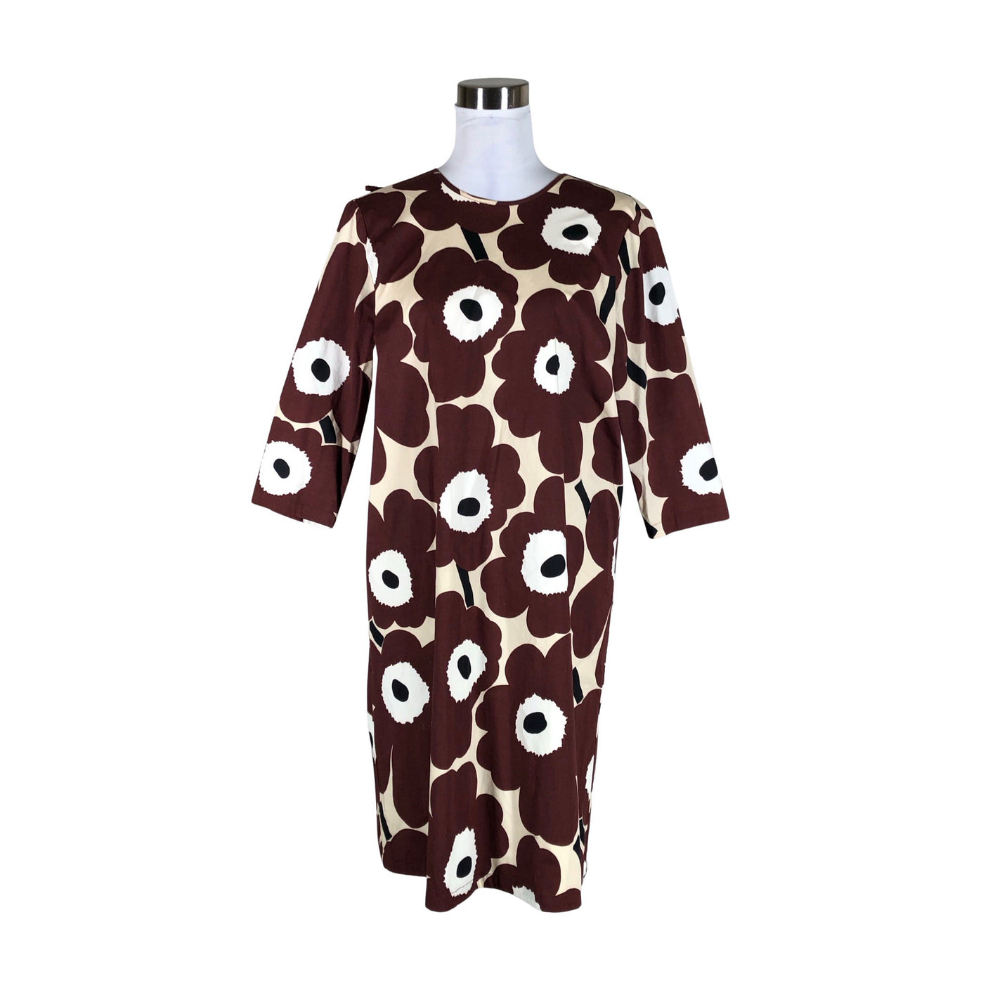 Unisex Marimekko - Mitteveniv kleit, suurus 38 - Veinipunane (1)