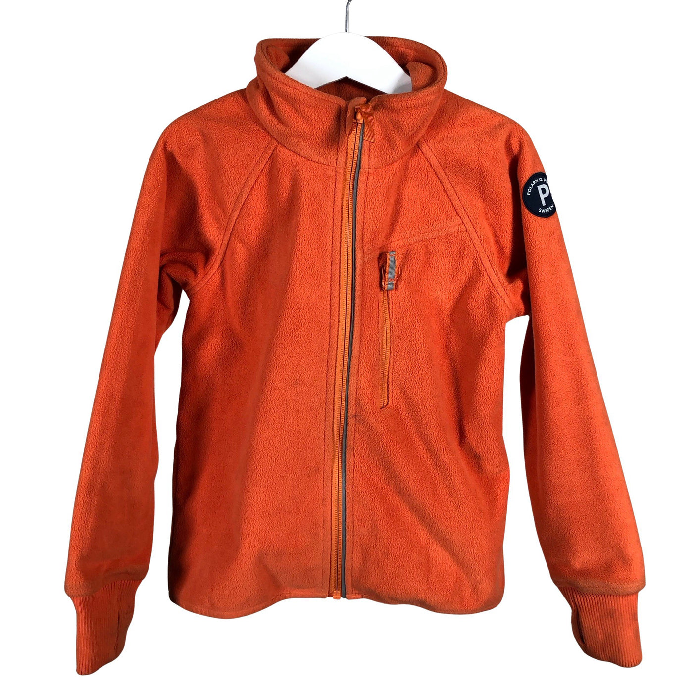 Unisex Polarn O. Pyret - Fliisjakk, suurus 110 - 116 - Oranž (1)