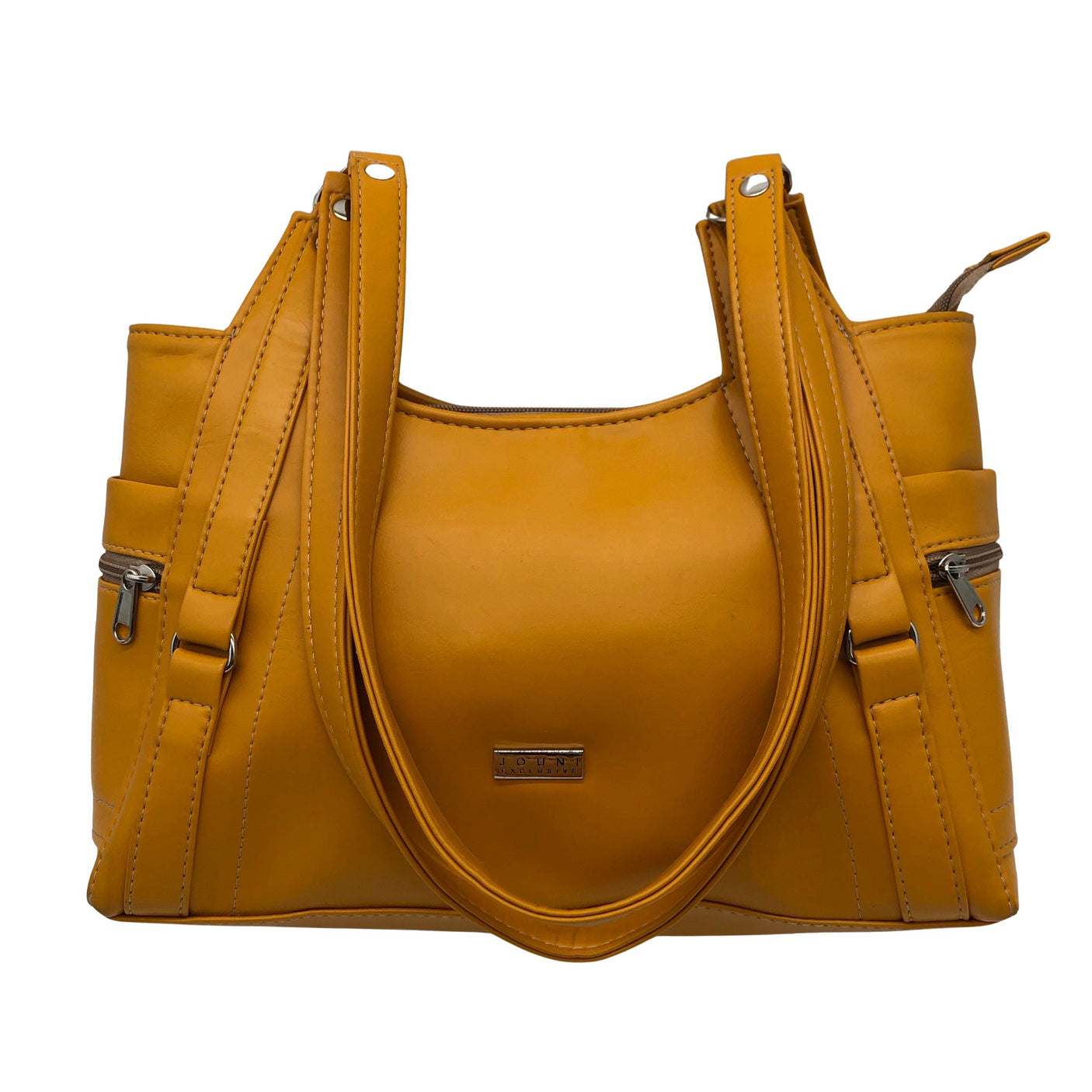 Unisex Jouni Exclusive - Käekott, suurus Midi - Kollane (1)
