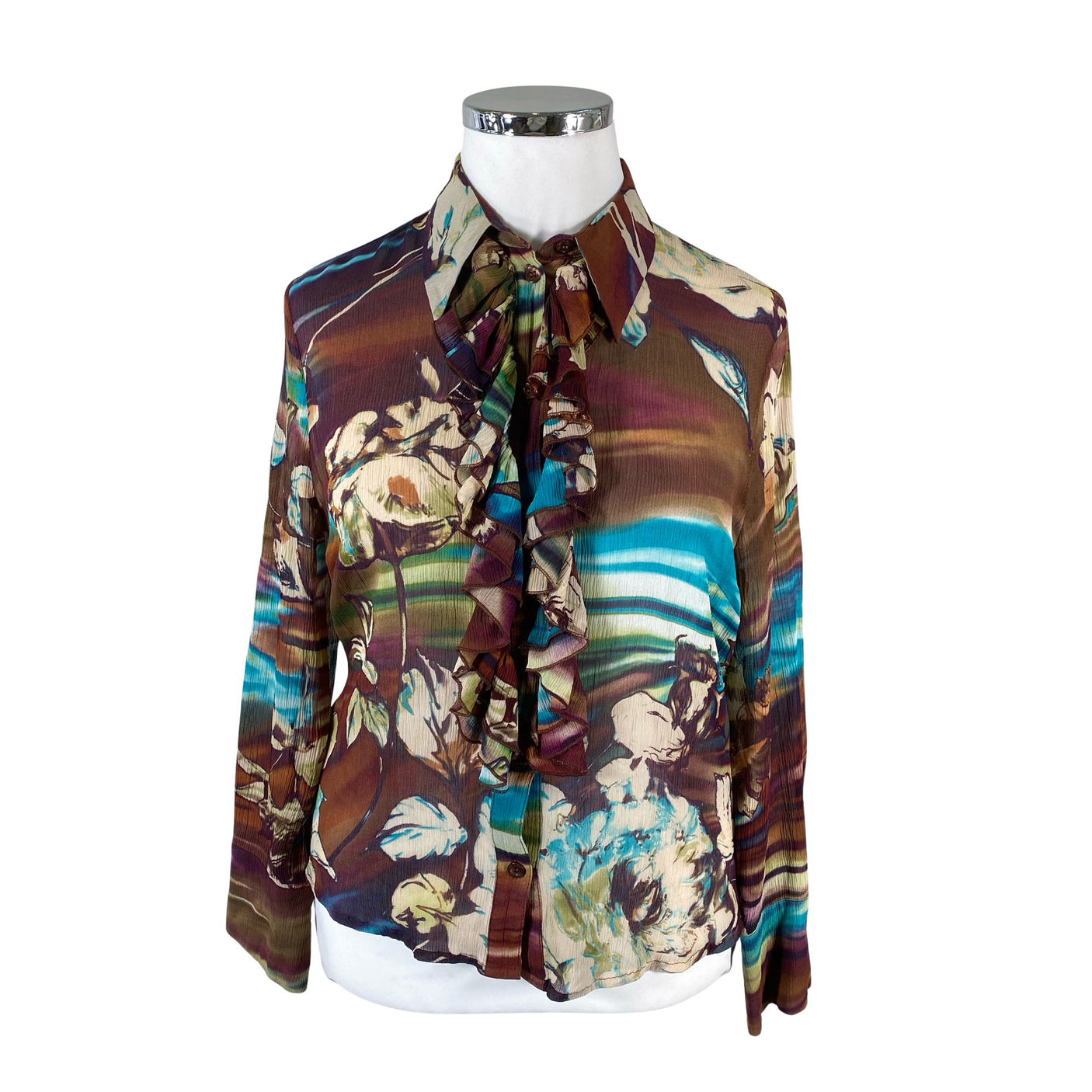 Unisex Uta Raasch - Pluus, suurus 40 - Pruun (1)