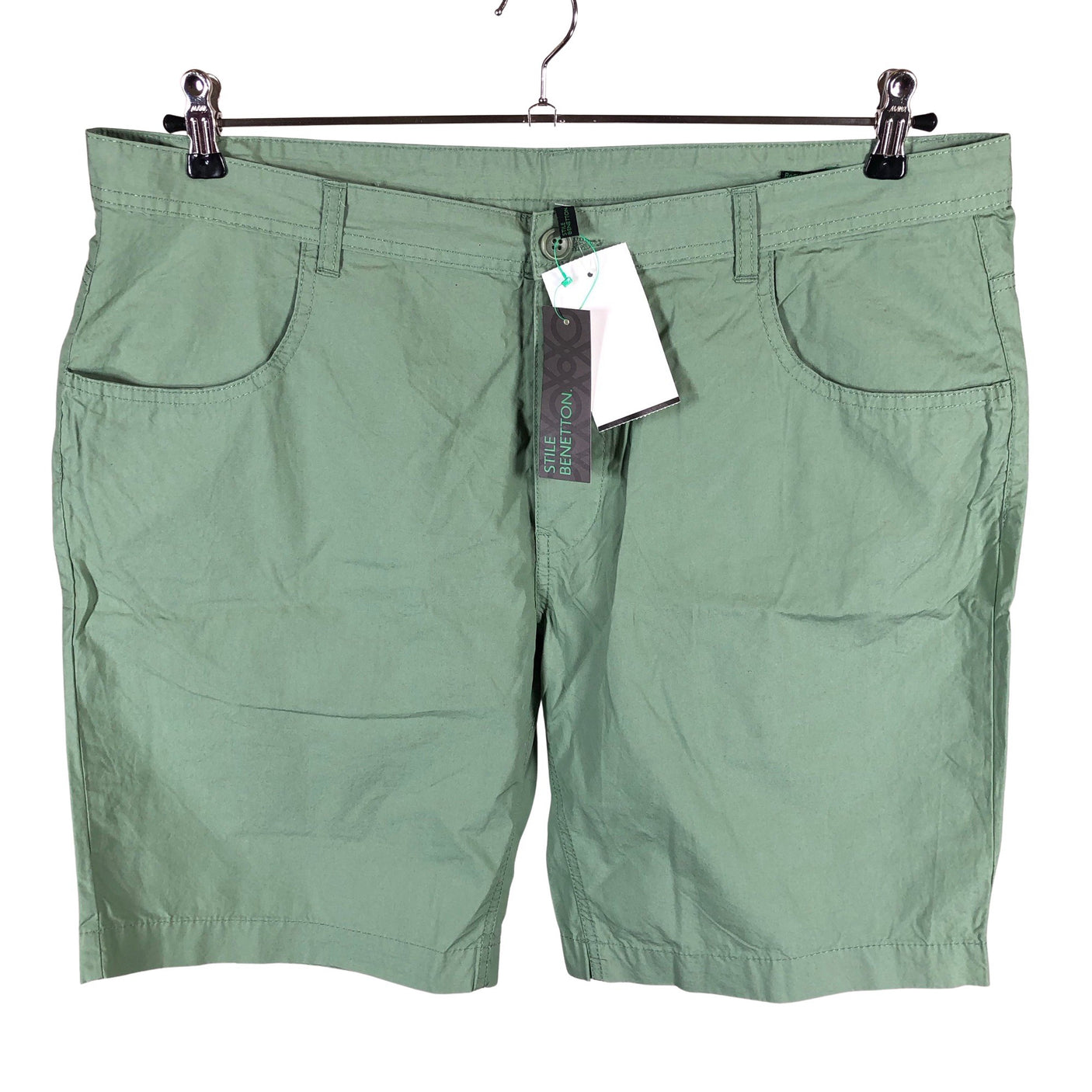 Unisex Benetton - Lühikesed püksid, suurus 52 - Roheline (1)