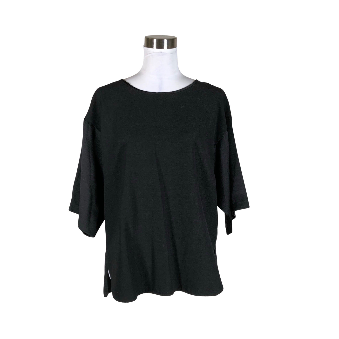 Unisex Tiger of Sweden - Lühikeste käistega pluus, suurus 38 - Must (1)