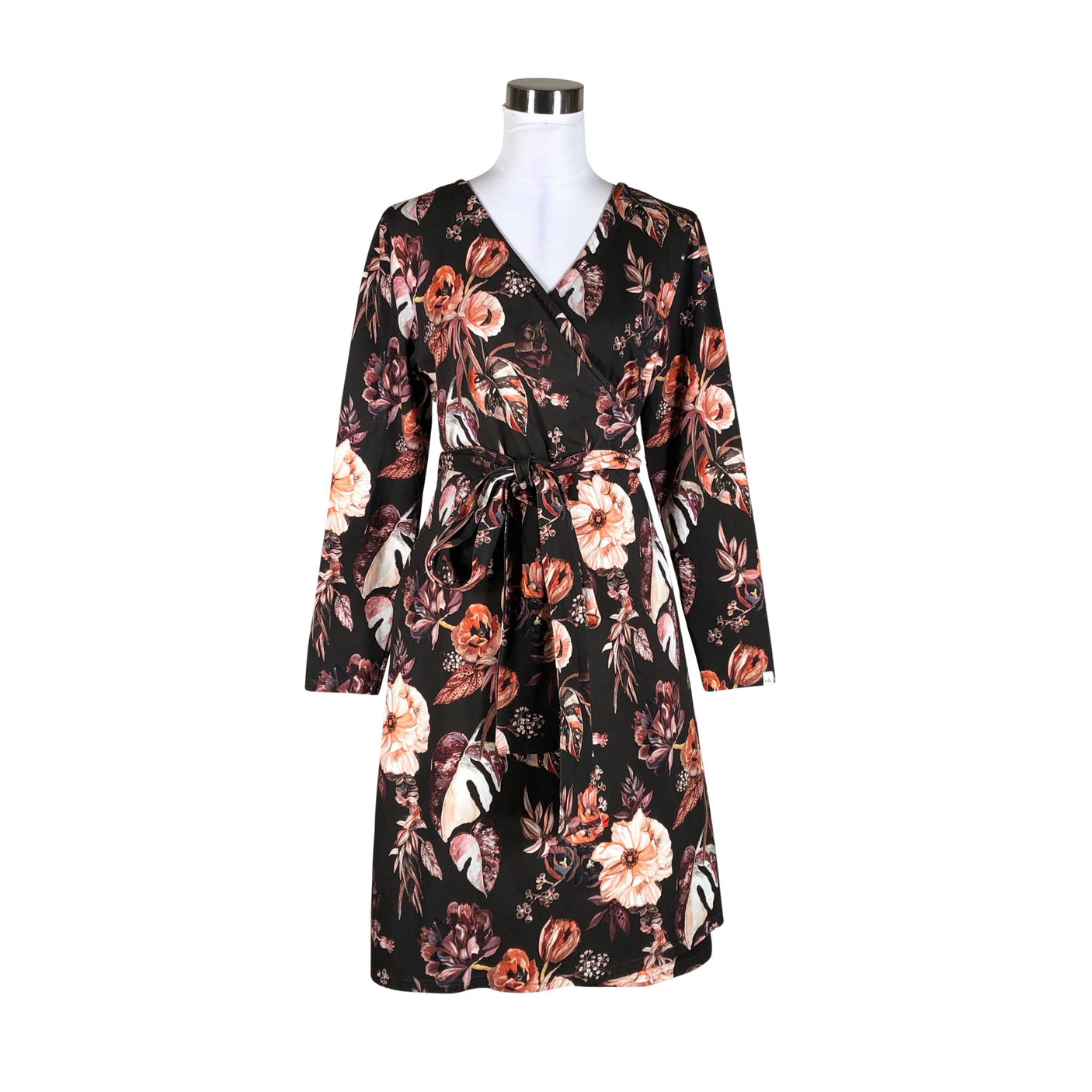Unisex Nakoa - Trikotaažist kleit, suurus 40 - Pruun (1)