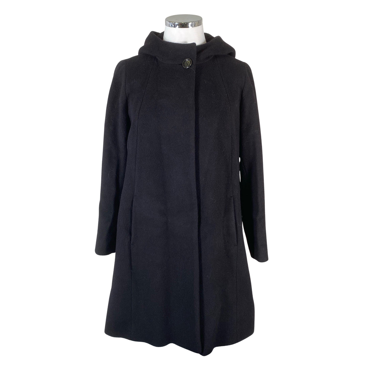 Unisex Cinzia Rocca - Villane mantel, suurus 44 - Must (1)