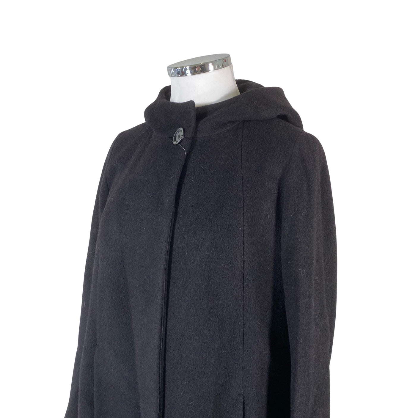 Unisex Cinzia Rocca - Villane mantel, suurus 44 - Must (3)