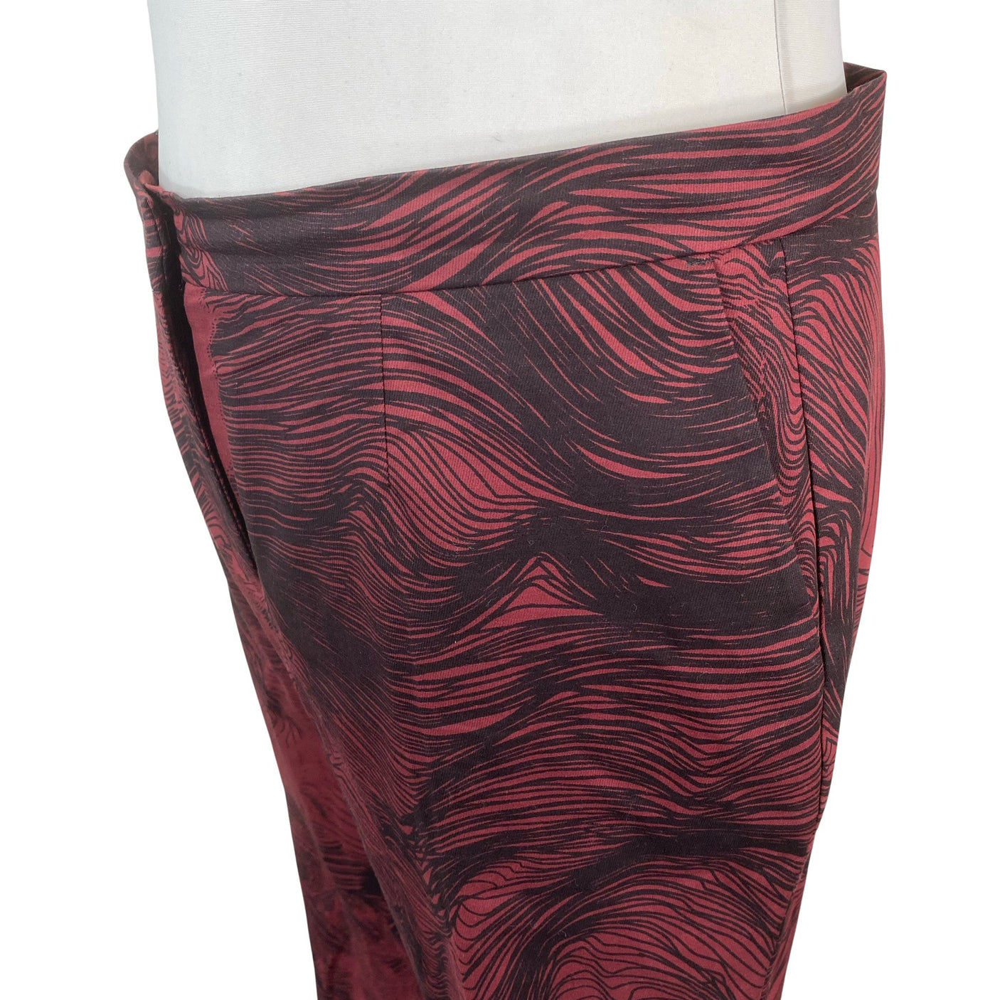 Unisex Marimekko - Viigipüksid, suurus 44 - Veinipunane (3)