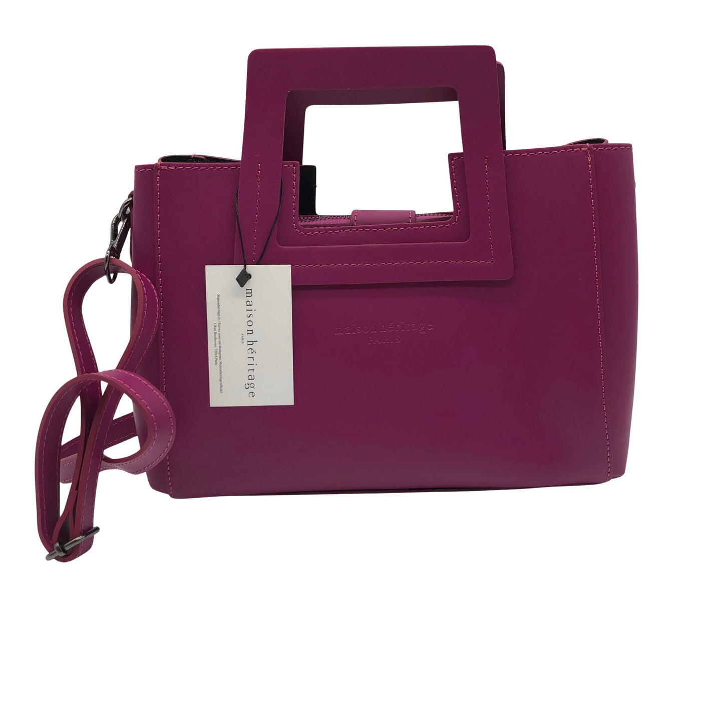 Unisex Maison Héritage - Käekott, suurus Midi - Lilla (1)