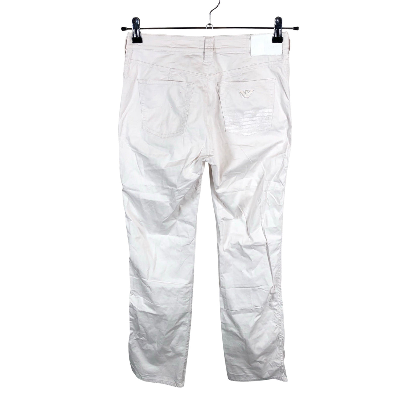 Unisex Armani Jeans - Mittevenivad püksid, suurus W28 - Looduslik valge (2)