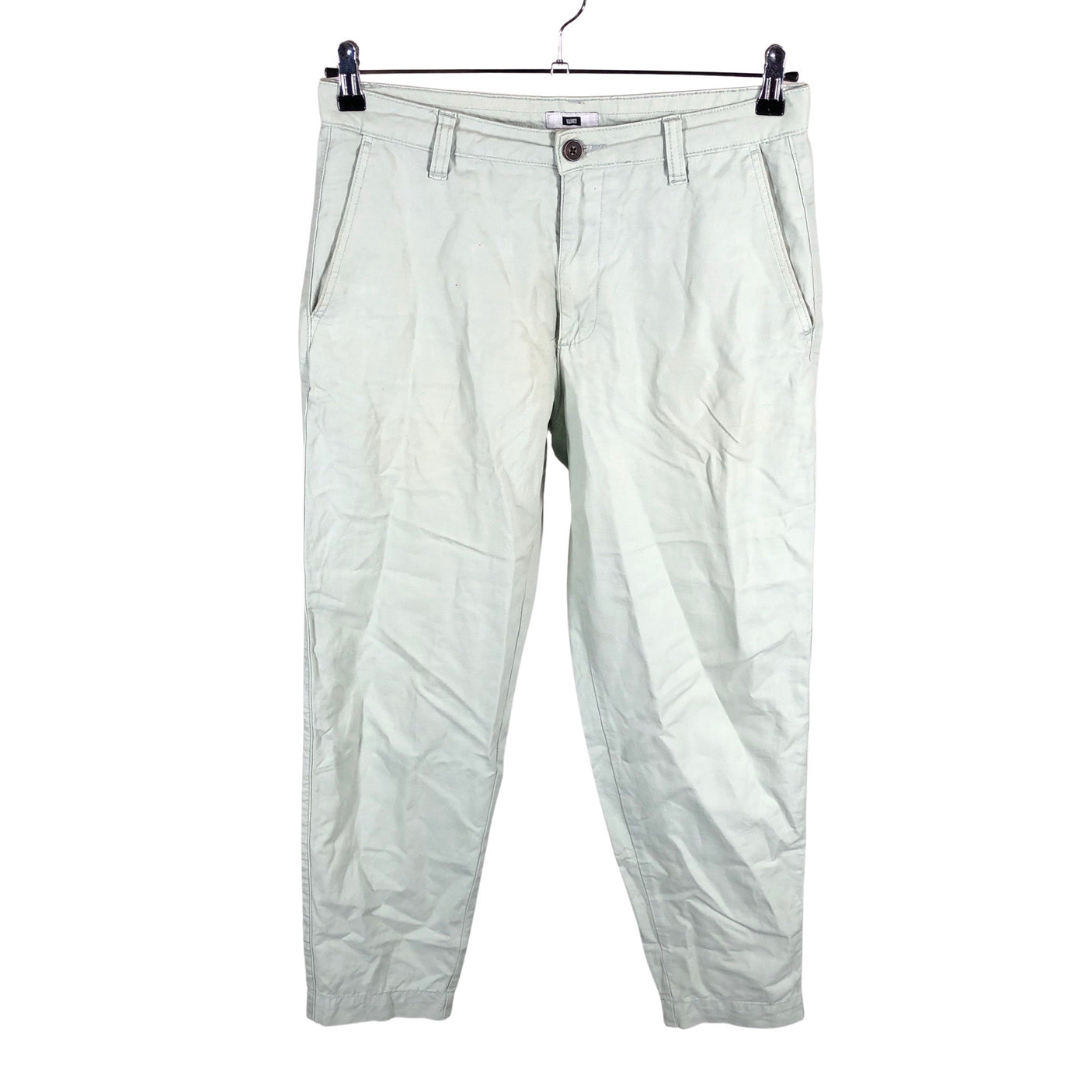 Unisex We Fashion - Chino-püksid, suurus W30 - Roheline (1)