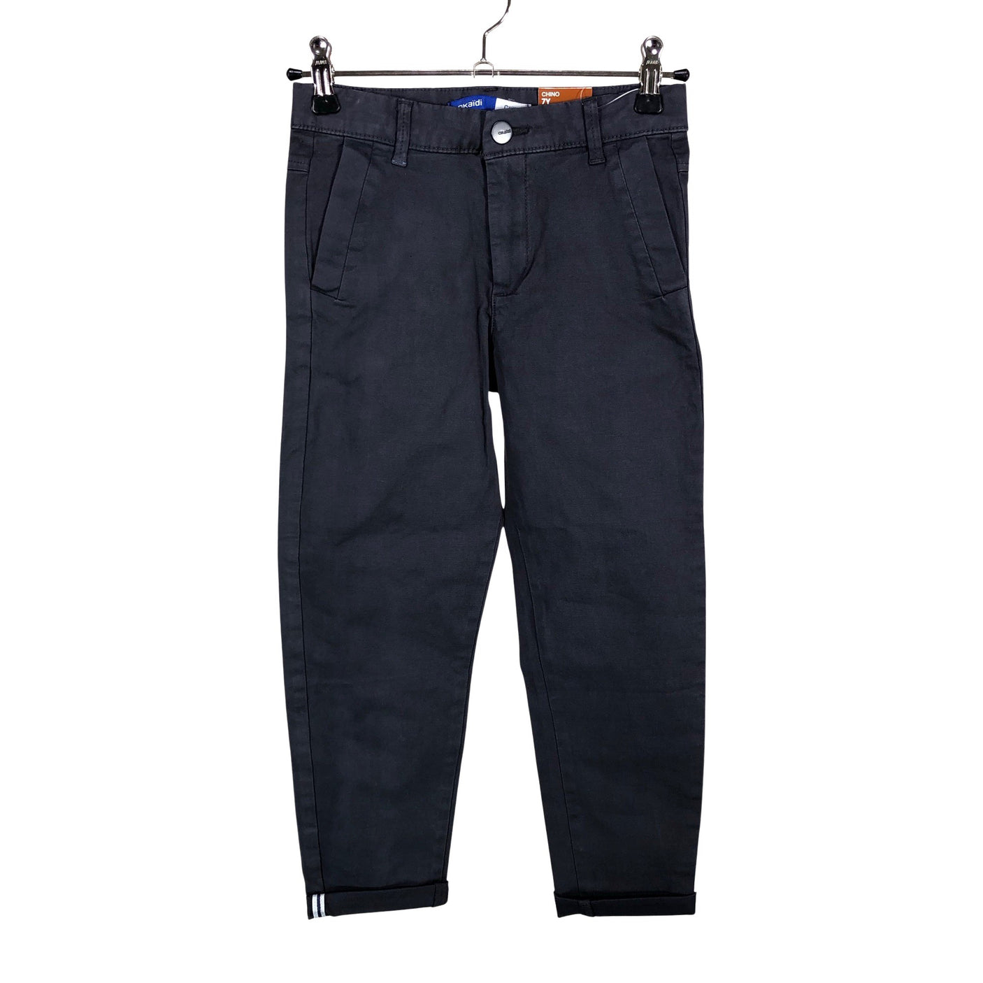 Unisex Okaïdi - Chino-püksid, suurus 116 - 122 - Hall (1)