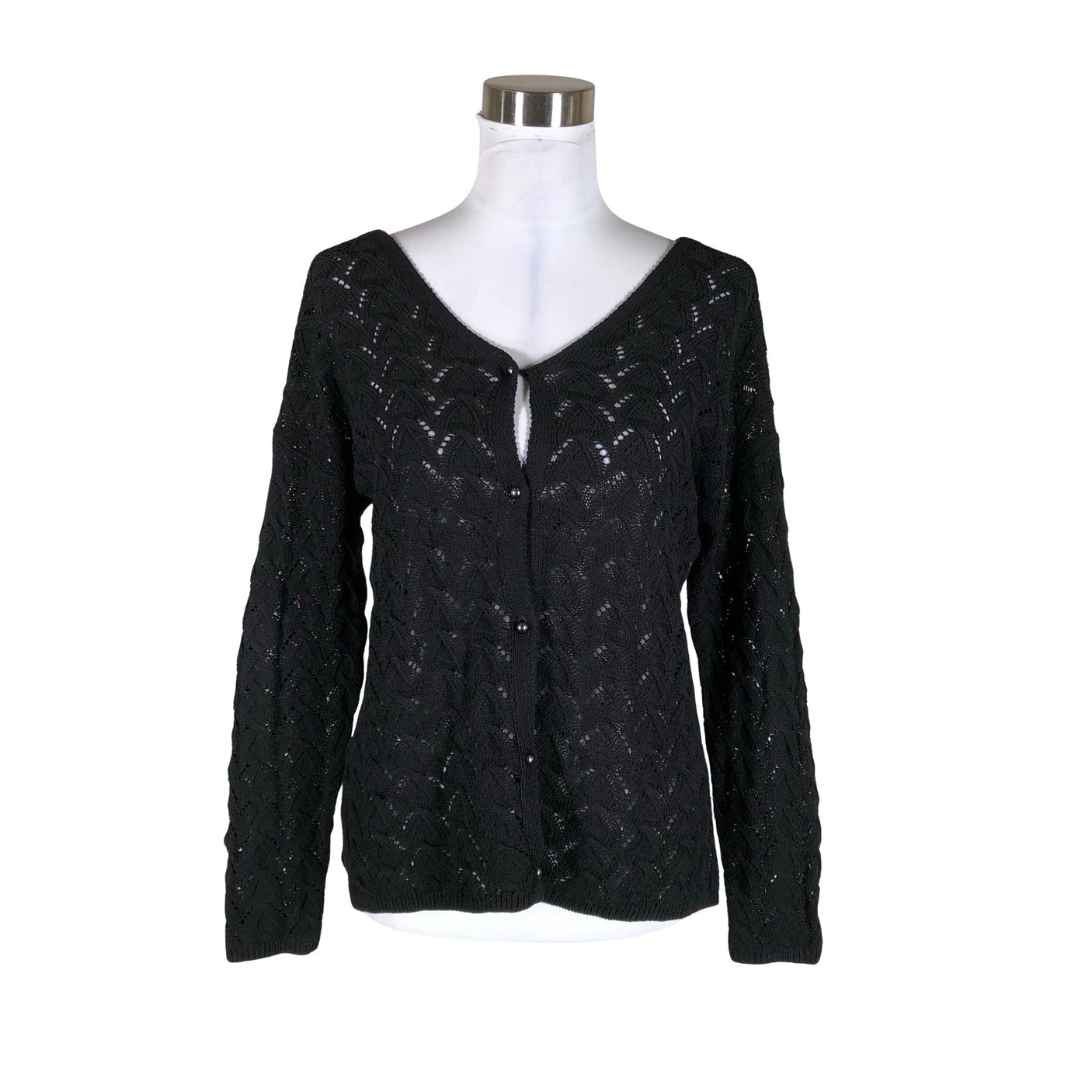 Unisex Handmade - Kardigan, suurus 38 - Must (1)