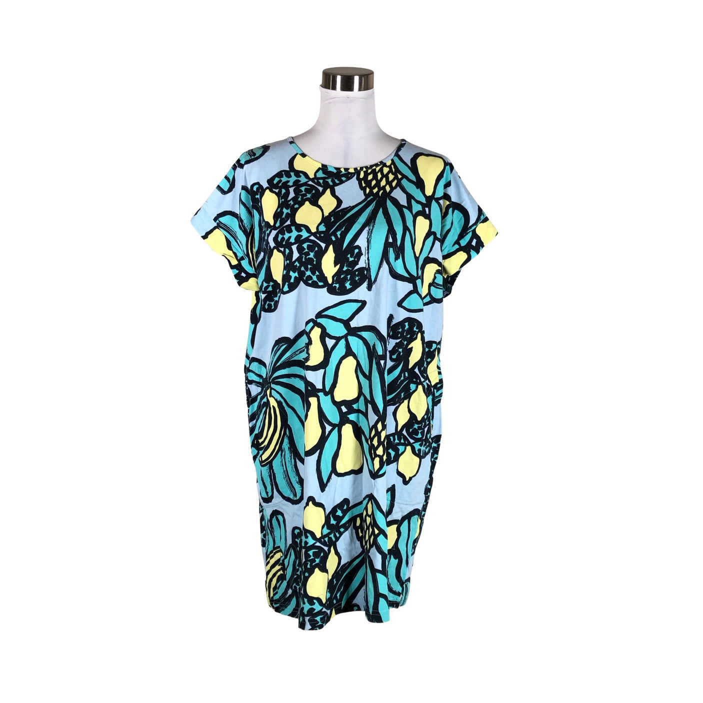 Unisex Nanso - Trikotaažist kleit, suurus 40 - Helesinine (1)