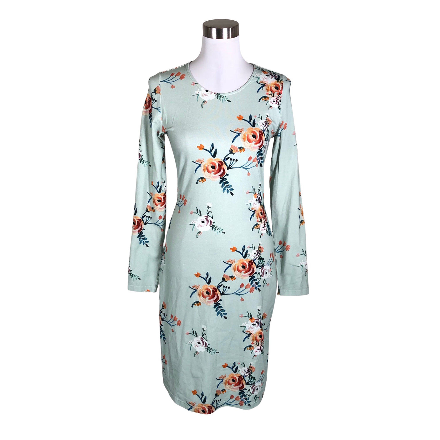 Unisex Kaiko - Trikotaažist kleit, suurus 34 - Roheline (1)