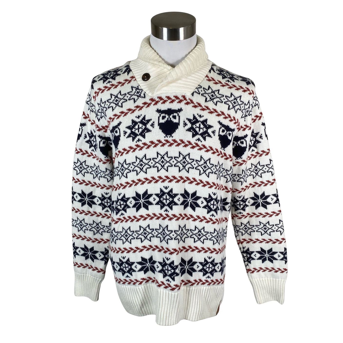 Unisex Knowledge Cotton Apparel - Kampsun, suurus XL - Looduslik valge (1)