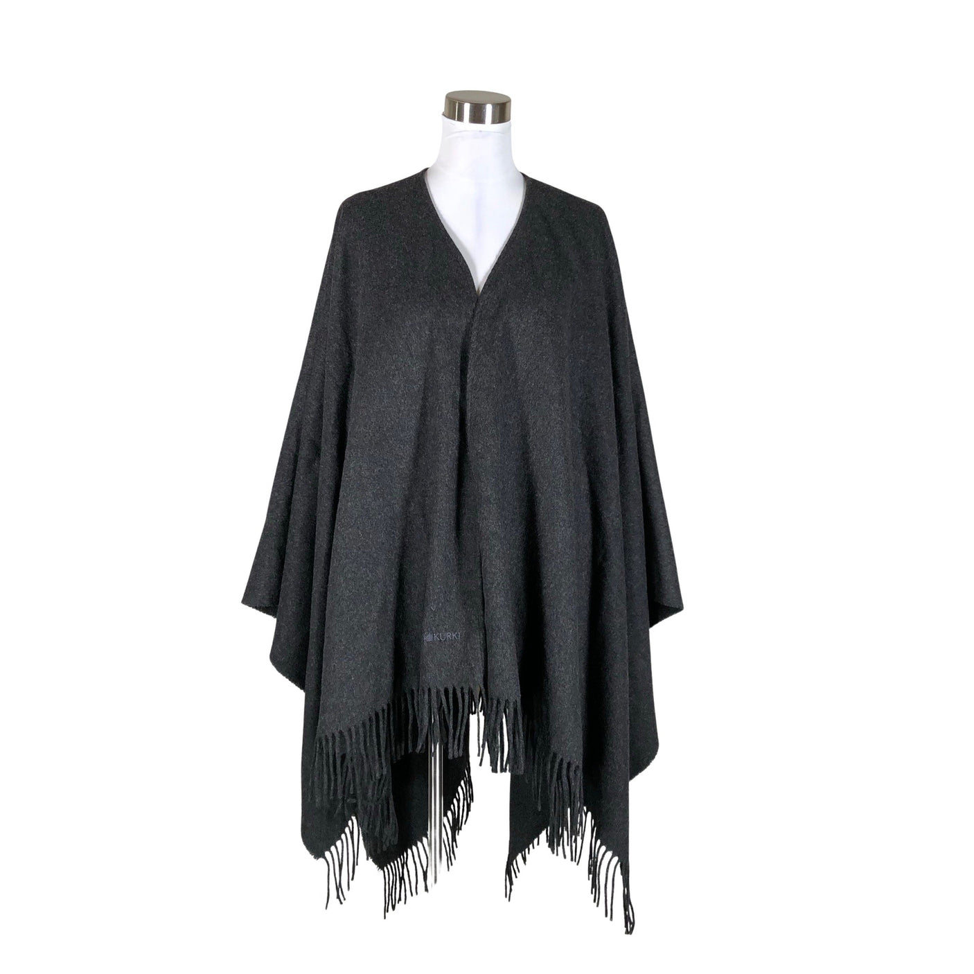 Unisex Marja Kurki - Õlasall, suurus Midi - Hall (1)