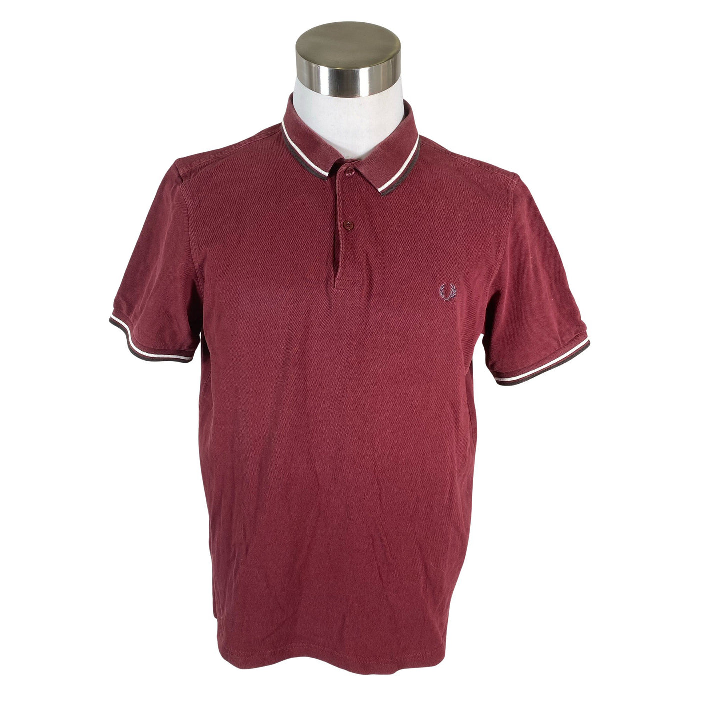 Unisex Fred Perry - Polosärk, suurus XL - Veinipunane (1)