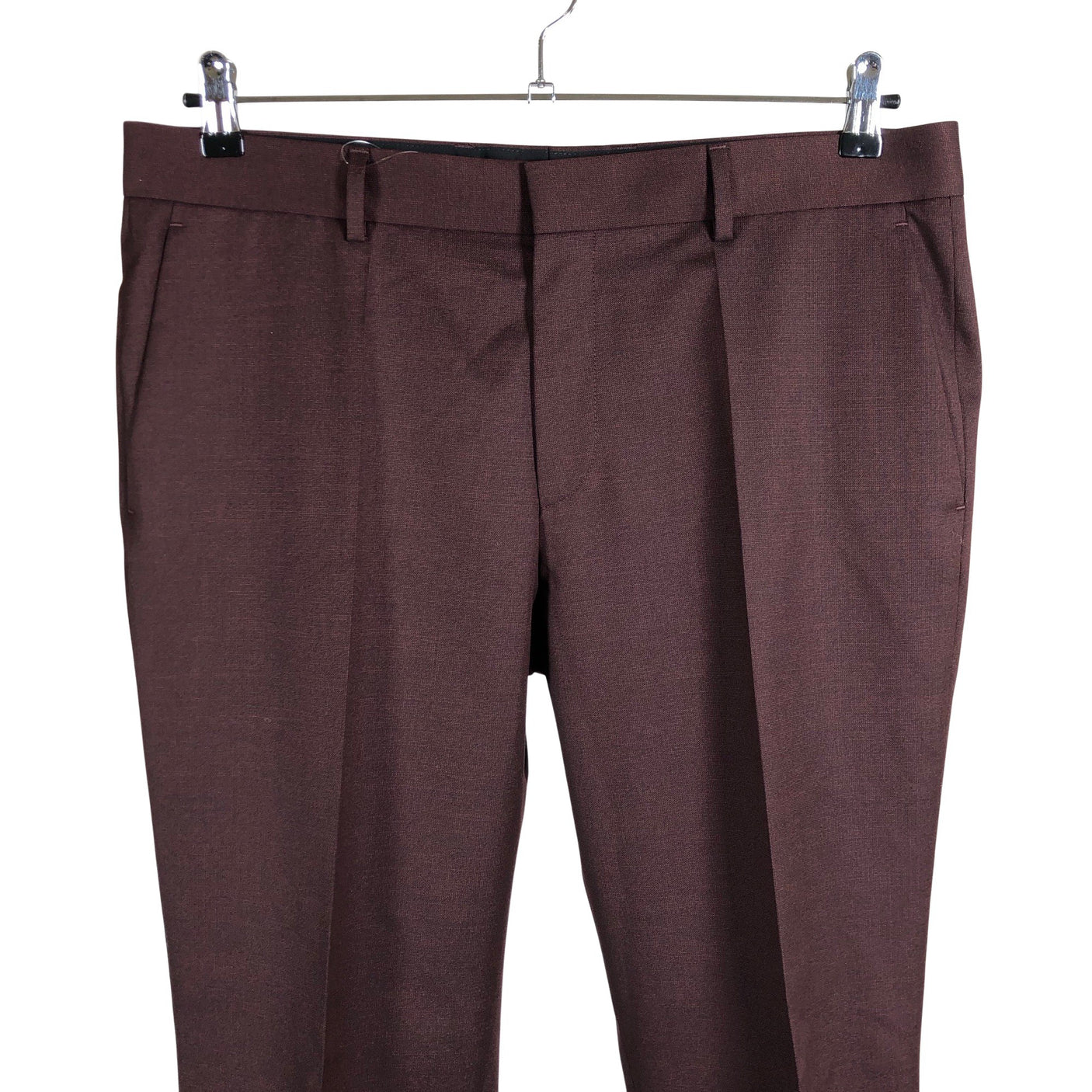 Unisex Hugo Boss - Ülikonna püksid, suurus XL - Veinipunane (3)