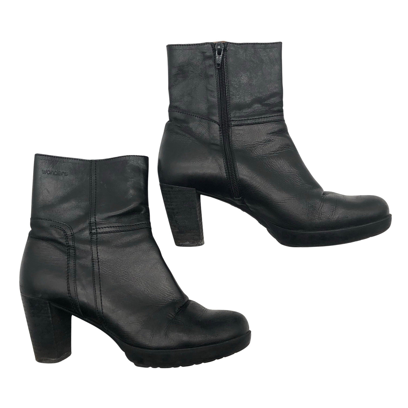 Unisex Wonders - Poolsaapad, suurus 40 - Must (1)