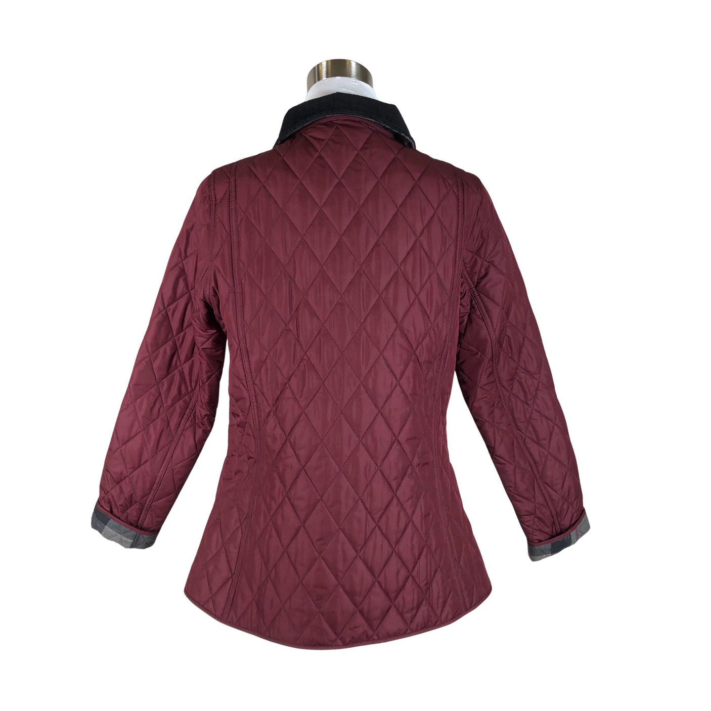 Unisex Barbour - Tepitud jope, suurus 38 - Veinipunane (2)