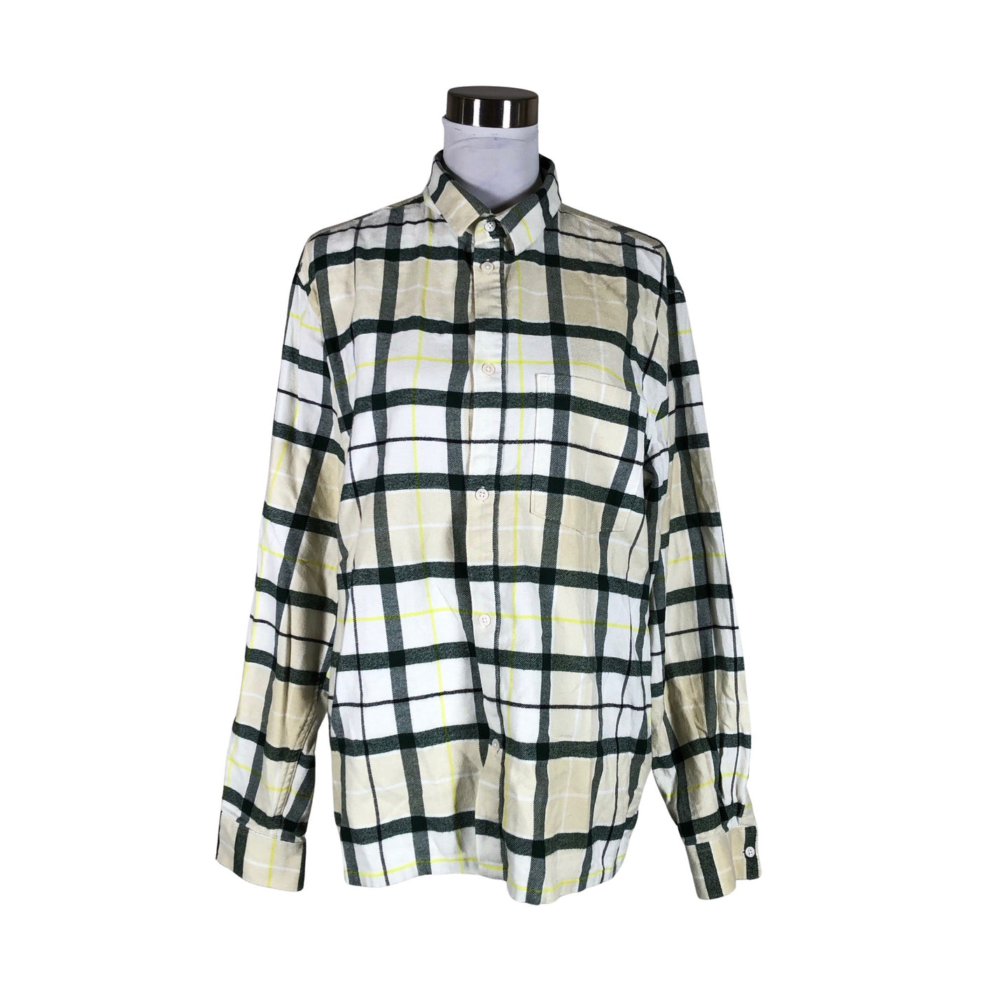 Unisex Weekday - Flanellsärk, suurus 40 - Beige (1)
