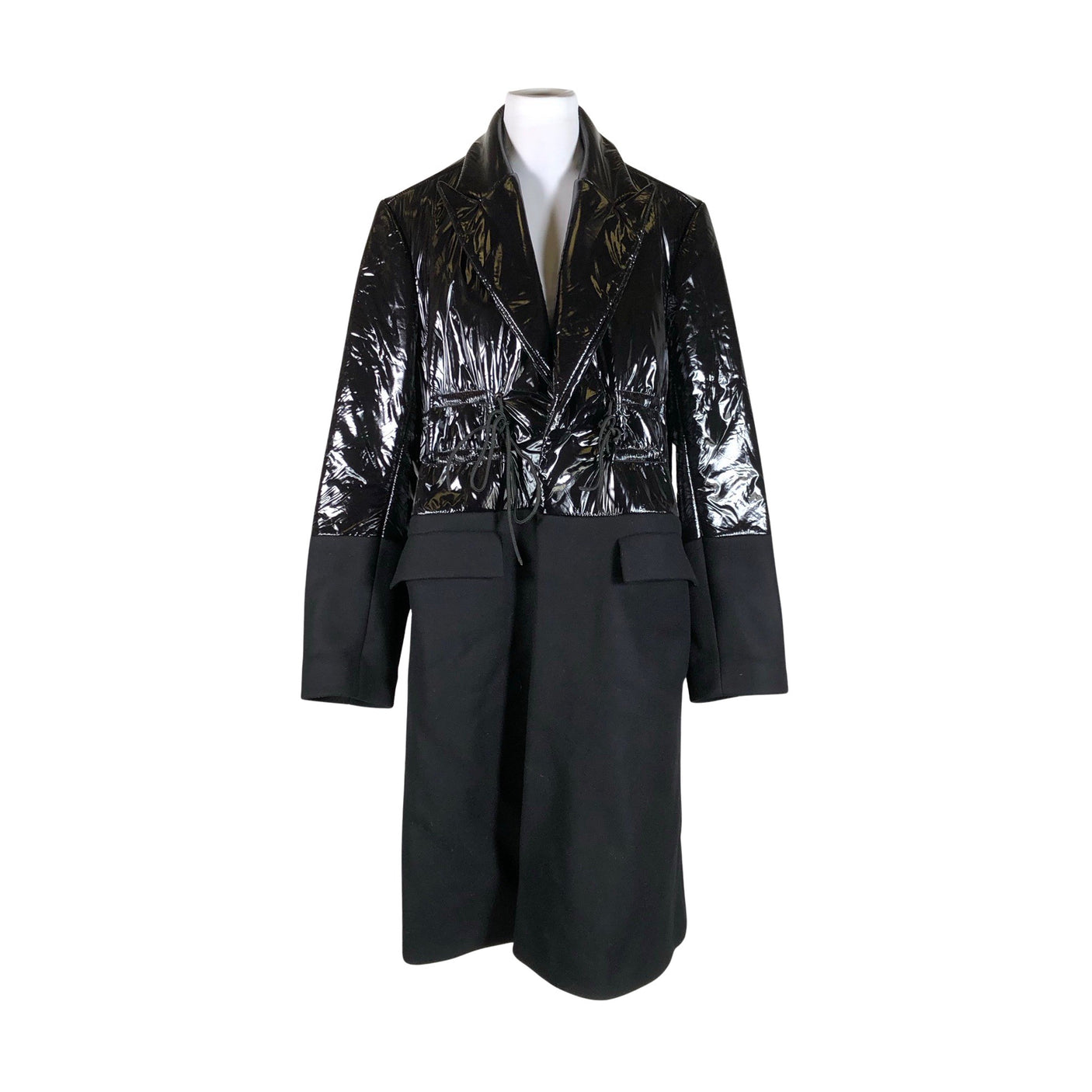 Unisex Rolf Ekroth - Villane mantel, suurus 38 - Must (1)