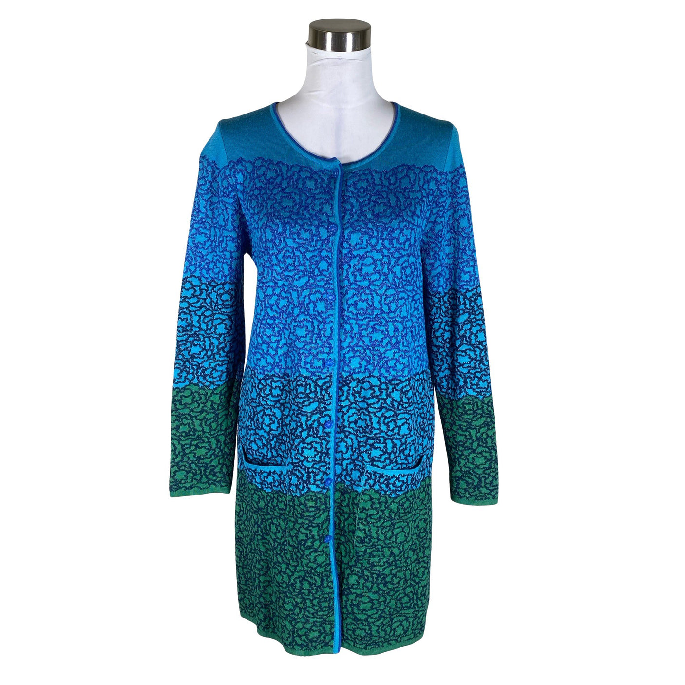 Unisex Oleana - Kardigan, suurus 38 - Sinine (1)