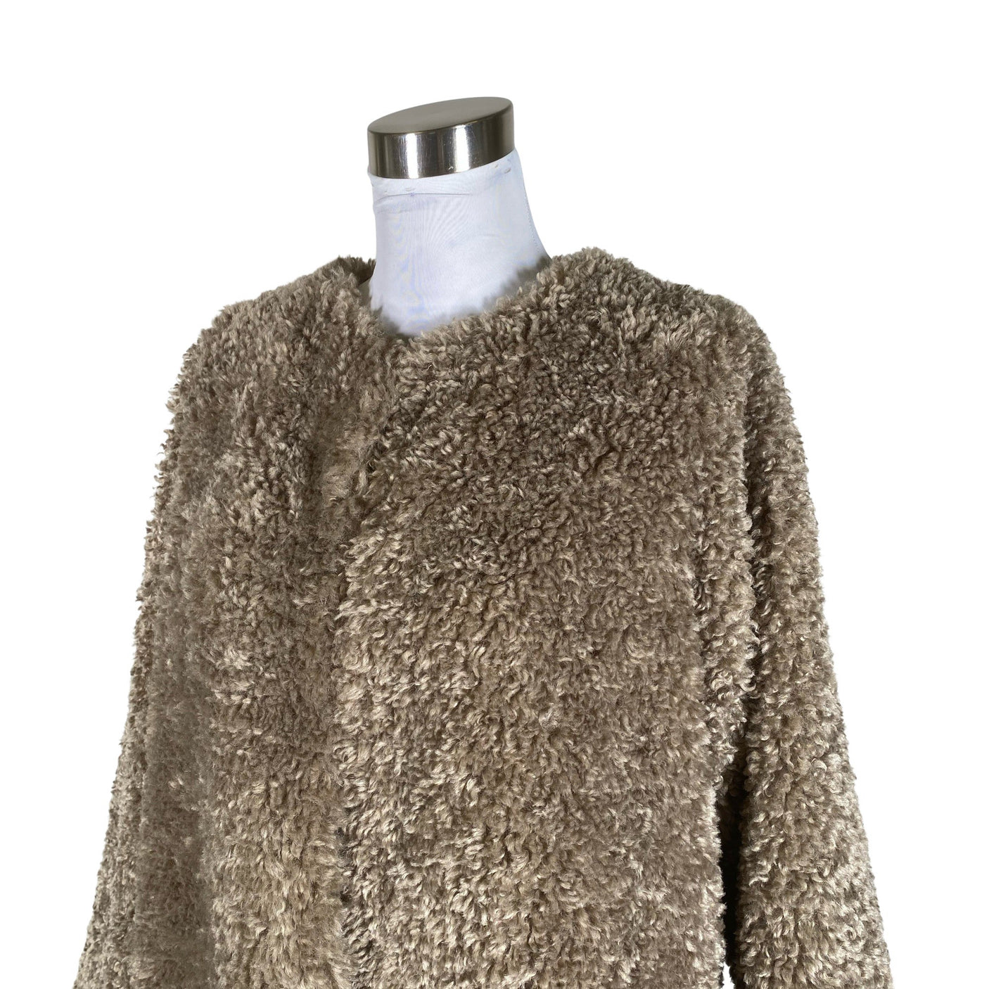 Unisex Gauhar - Kunstkarusnahast mantel, suurus 38 - Pruun (3)