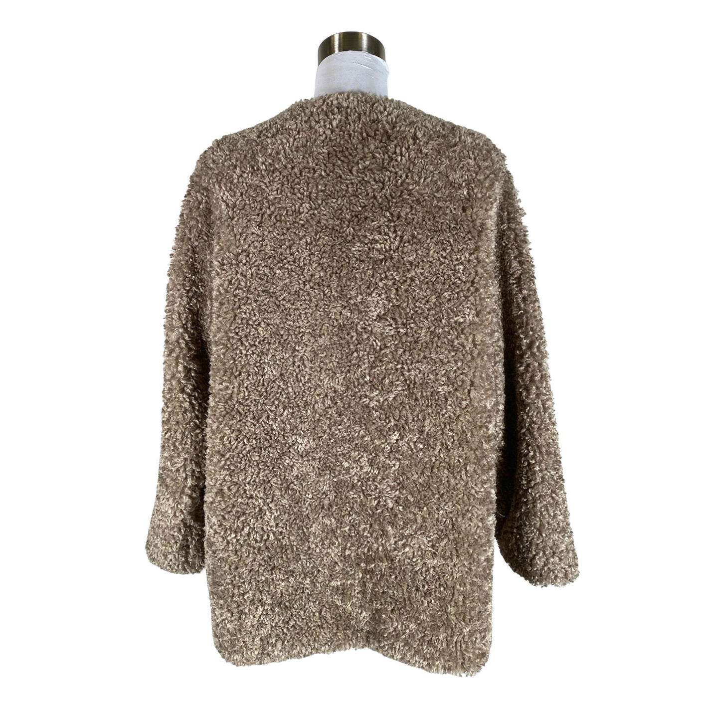 Unisex Gauhar - Kunstkarusnahast mantel, suurus 38 - Pruun (2)