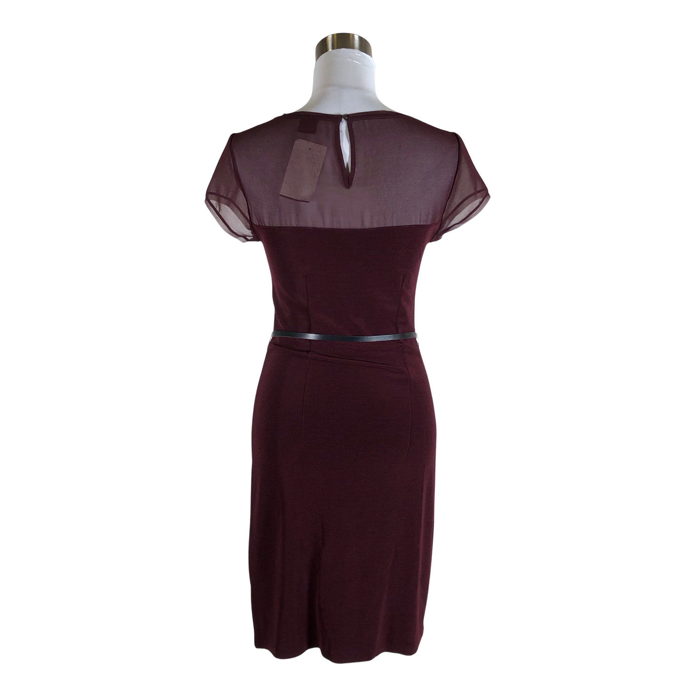 Unisex s.Oliver - Trikotaažist kleit, suurus 38 - Veinipunane (2)