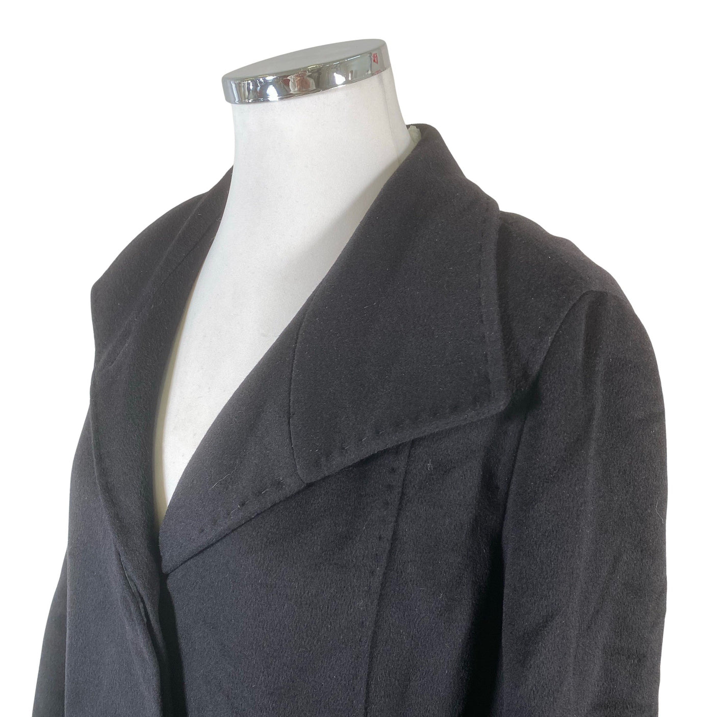 Unisex Cinzia Rocca - Villane mantel, suurus 44 - Must (3)