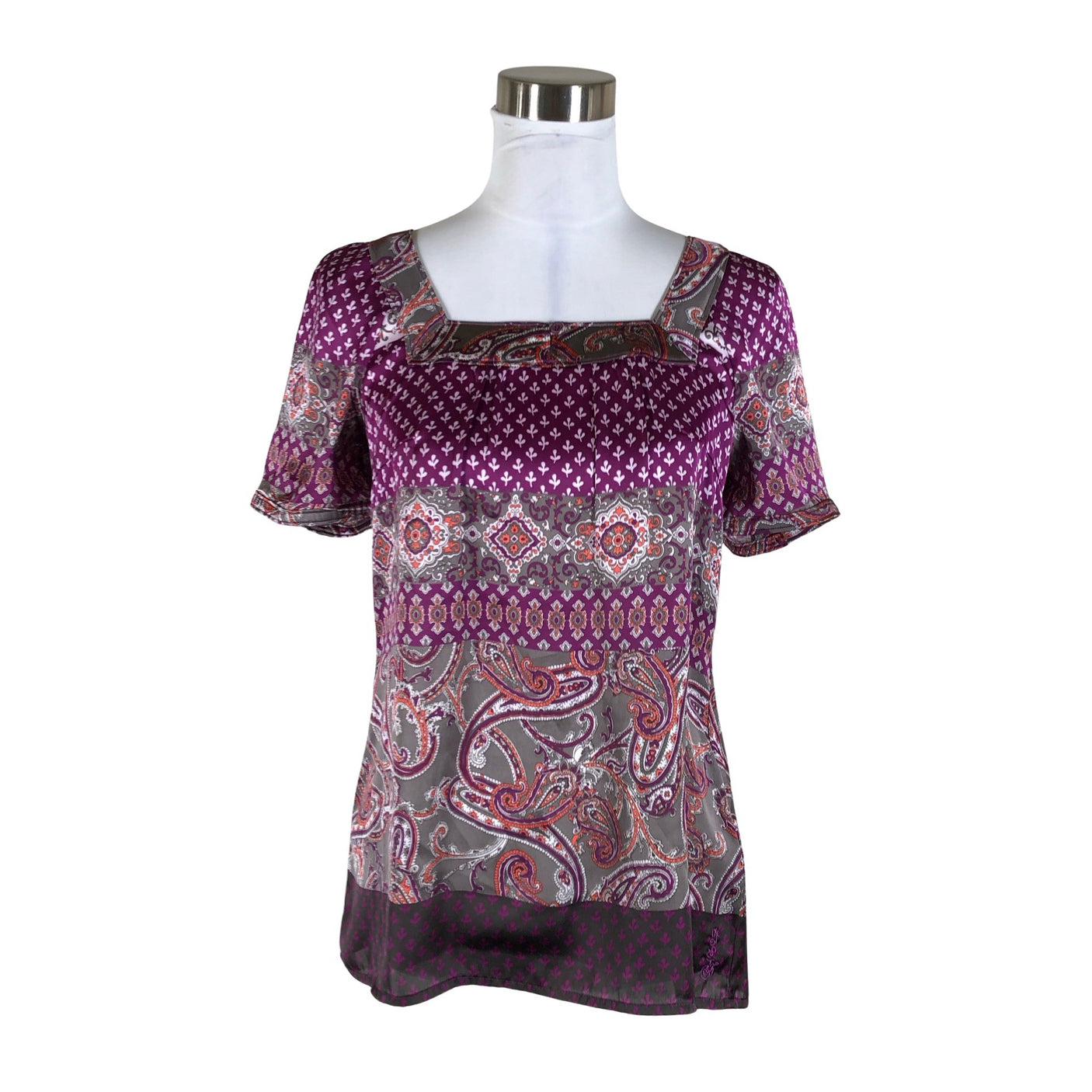 Unisex Esprit - Lühikeste käistega pluus, suurus 34 - Lilla (1)