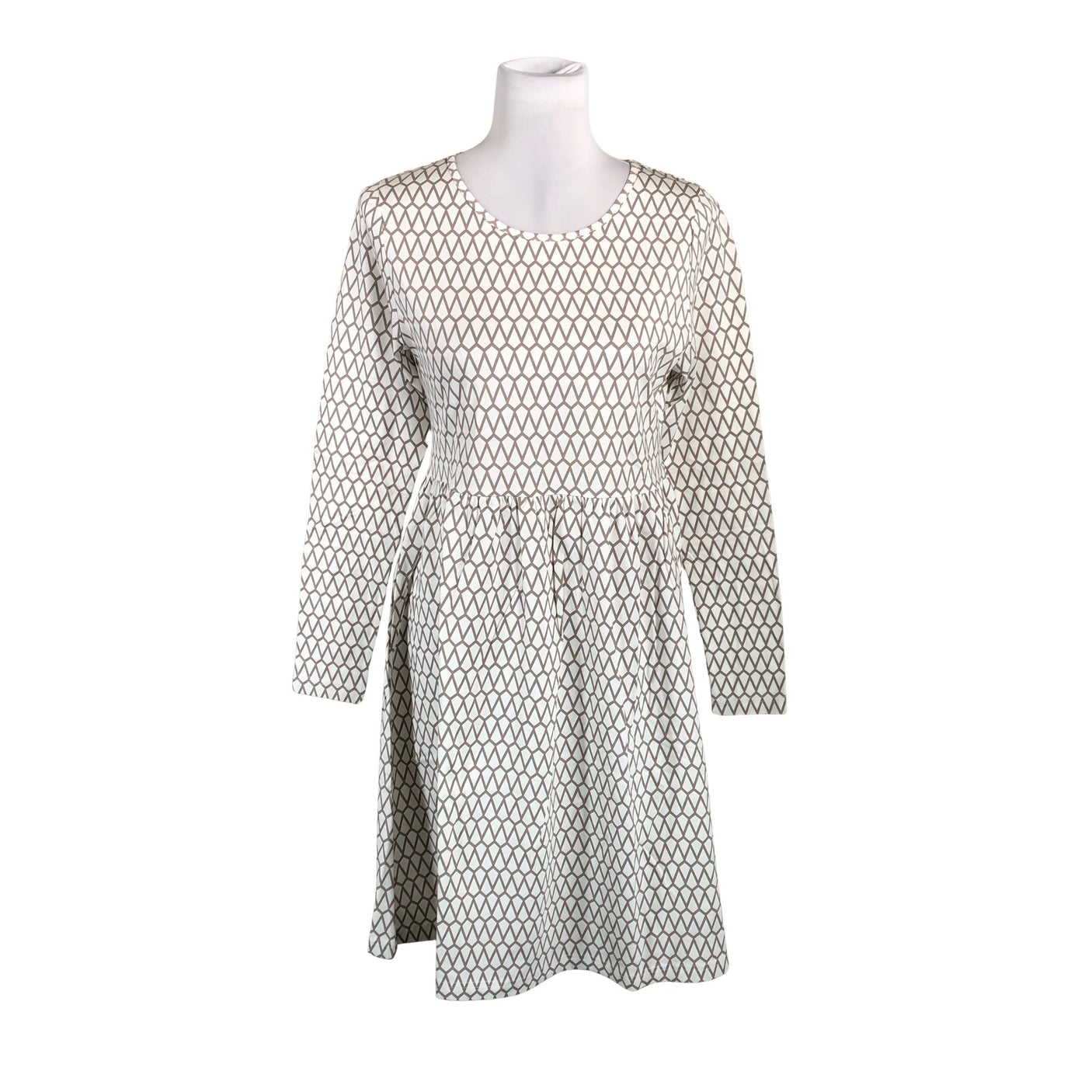 Unisex NOSH - Trikotaažist kleit, suurus 36 - Valge (1)