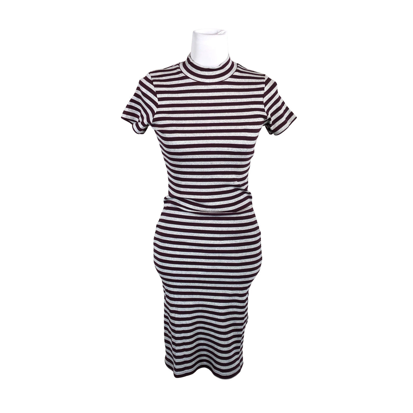 Unisex NOSH - Trikotaažist kleit, suurus 36 - Veinipunane (1)