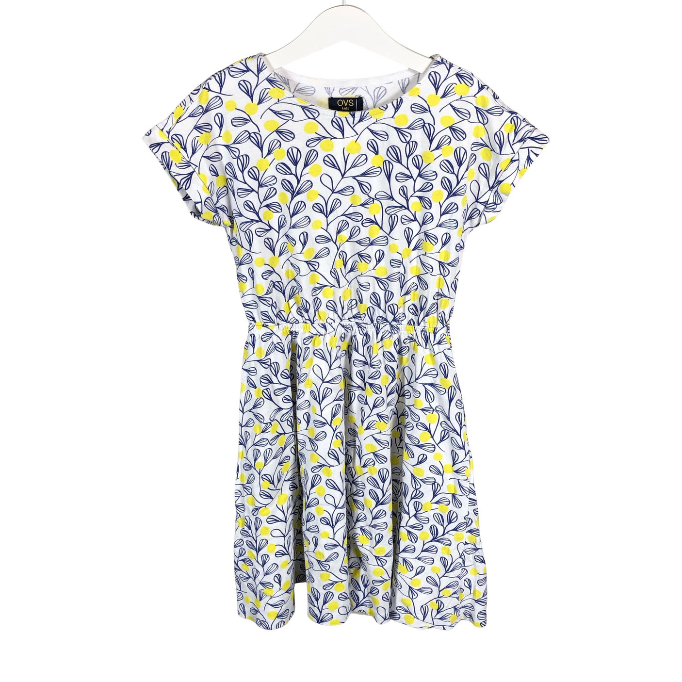 Unisex OVS - Trikotaažist kleit, suurus 134 - 140 - Valge (1)