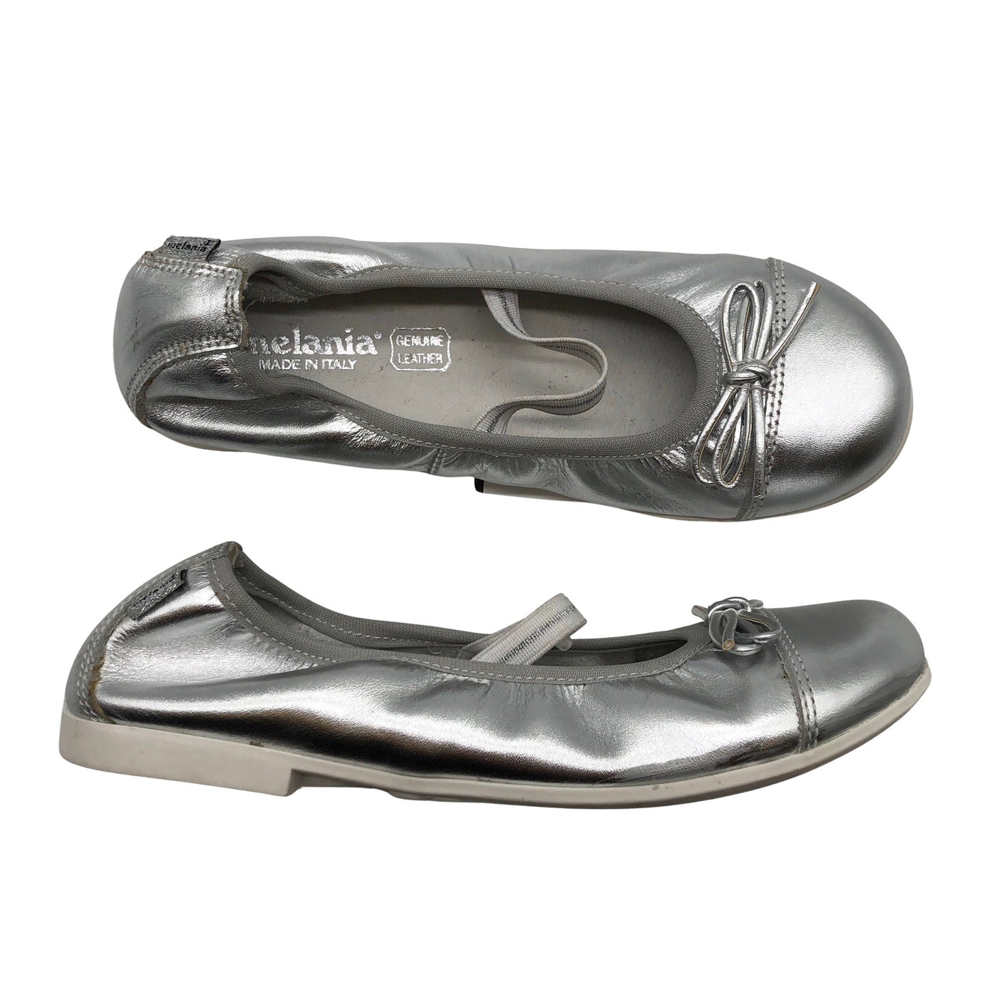 Unisex Melania - Baleriinad, suurus 33 - Hõbe (1)
