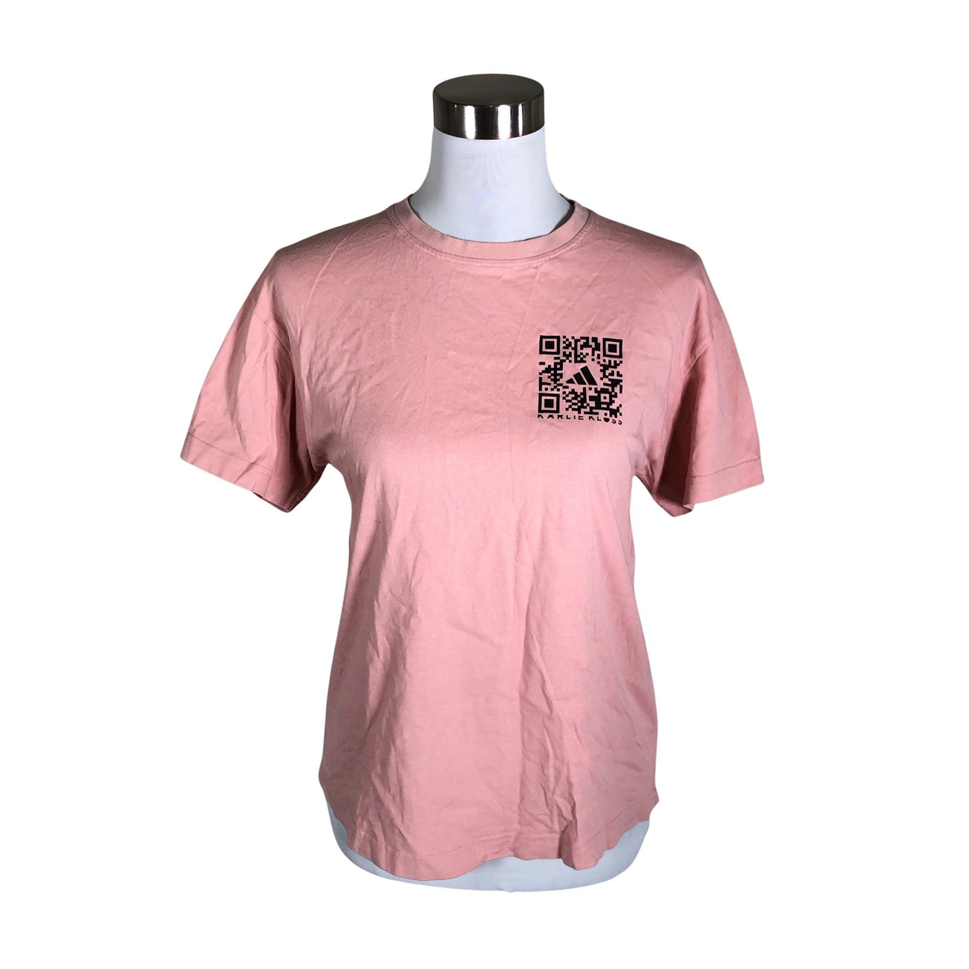 Unisex Adidas - T-särk, suurus 34 - Heleroosa (1)