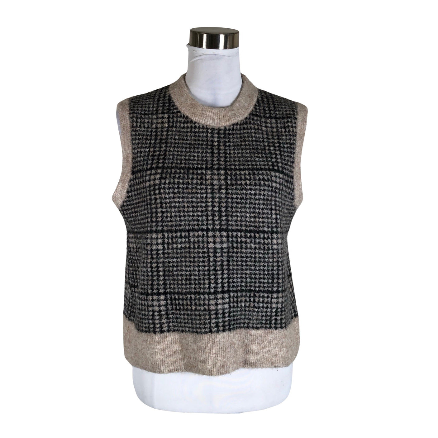 Unisex Arket - Kootud vest, suurus 38 - Pruun (1)