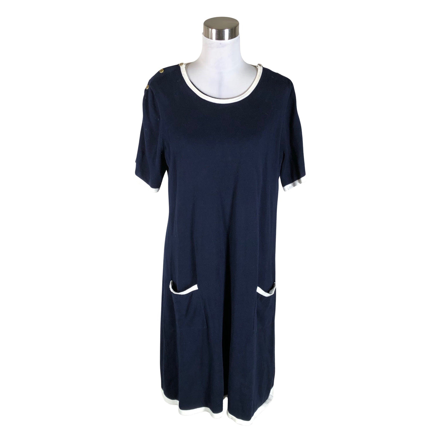 Unisex Seraphine - Kootud kleit, suurus 40 - Sinine (1)