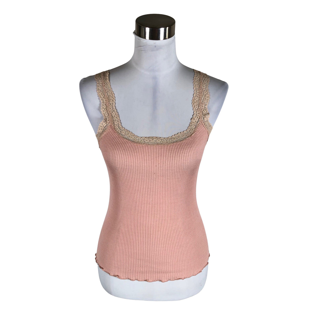 Unisex Rosemunde - Trikotaažist topp, suurus 36 - Heleroosa (1)