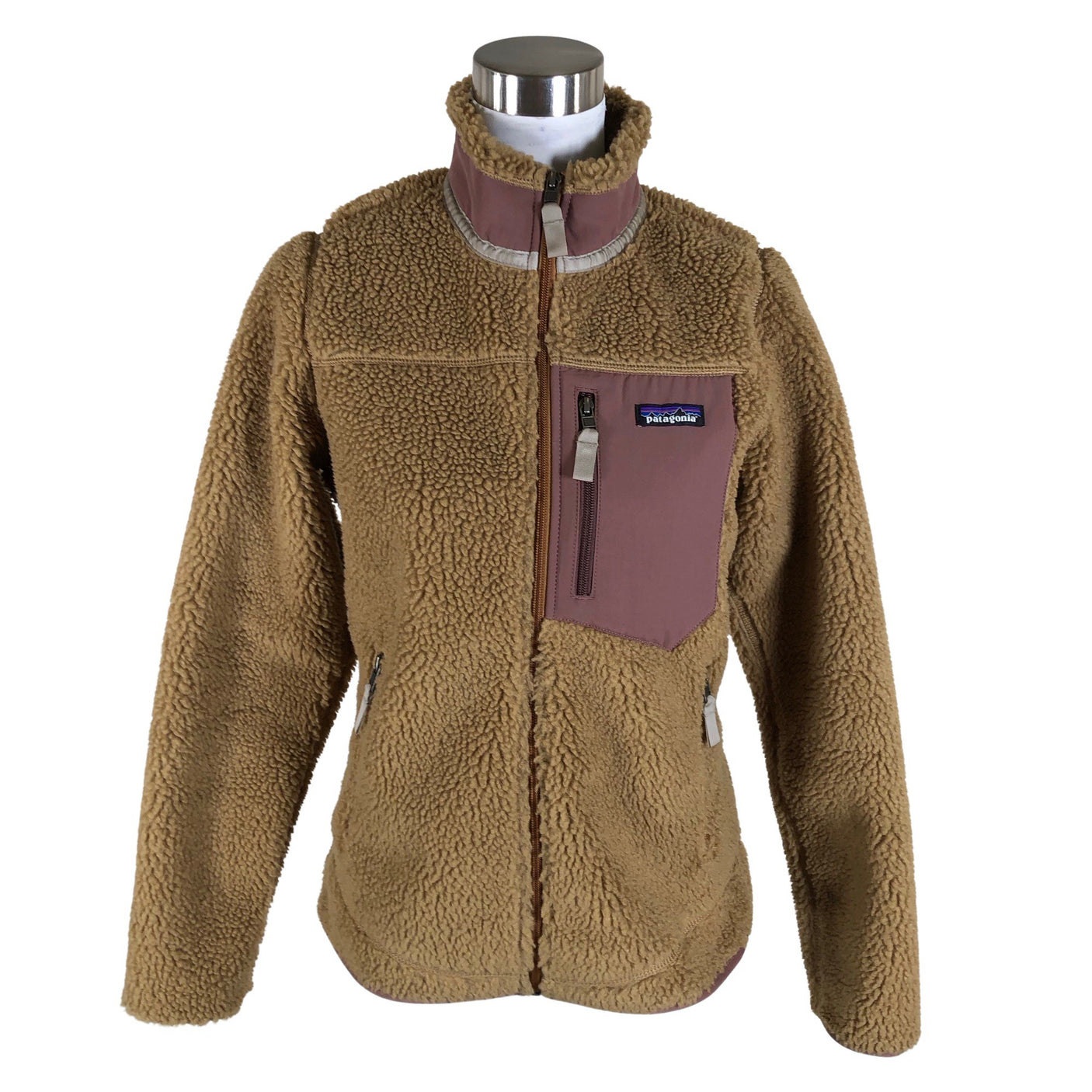 Unisex Patagonia - Kunstkarusnahast mantel, suurus 36 - Pruun (1)