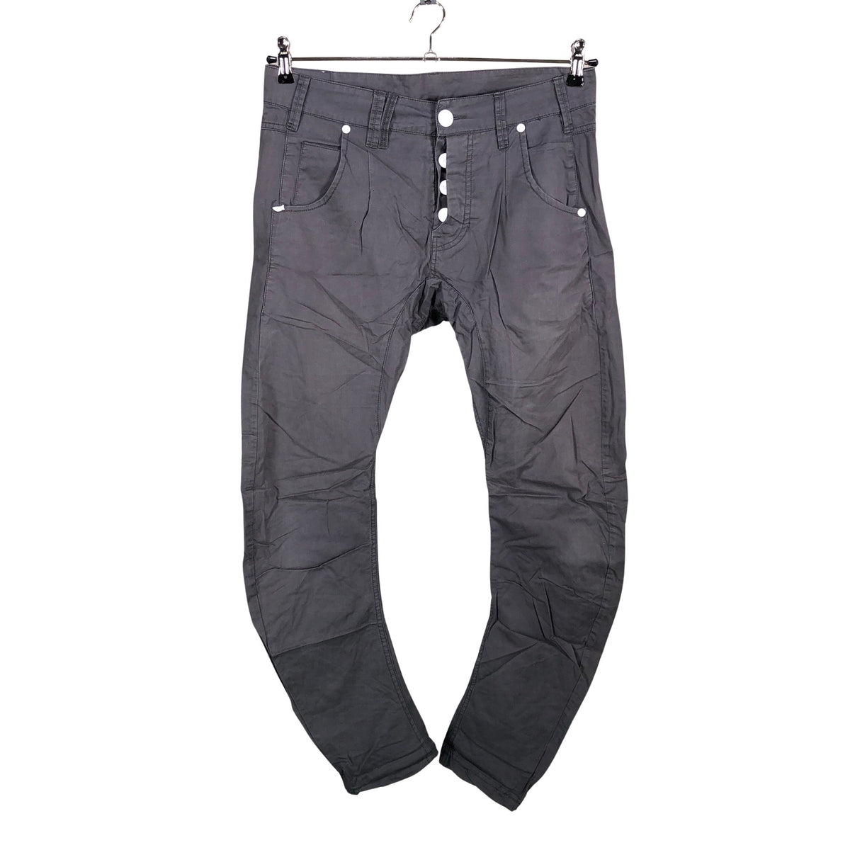 Unisex Rütme - Mittevenivad püksid, suurus W28 - Hall (1)