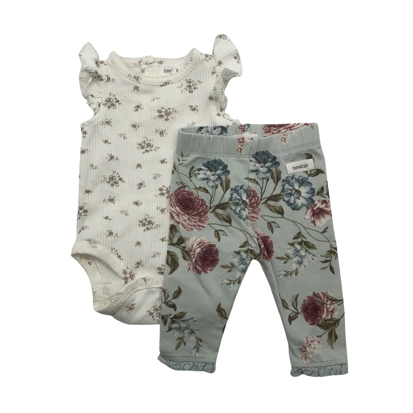 Unisex Newbie - Bodi, suurus 56 - 62 - Valge (1)