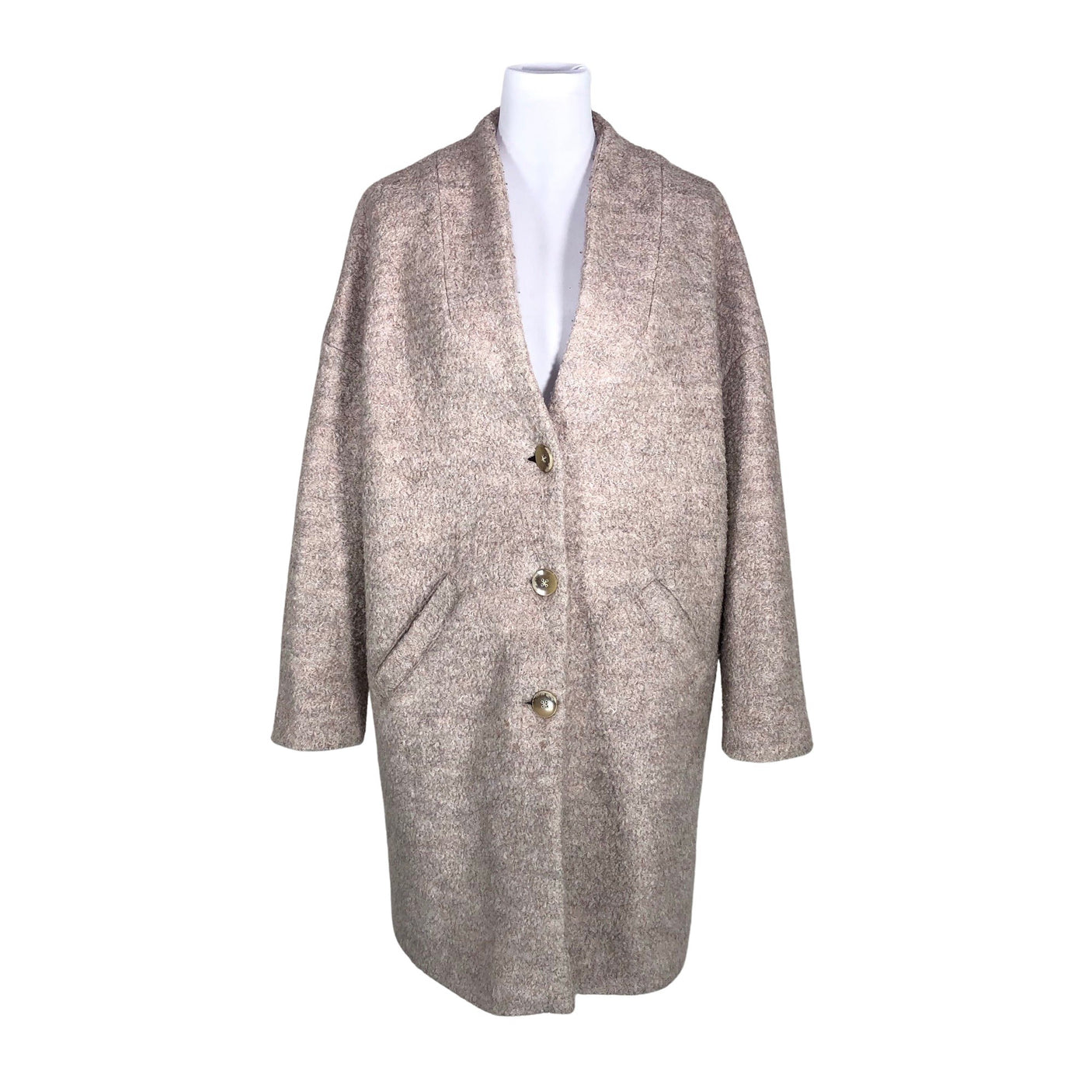 Unisex Esprit - Villane mantel, suurus 42 - Beige (1)