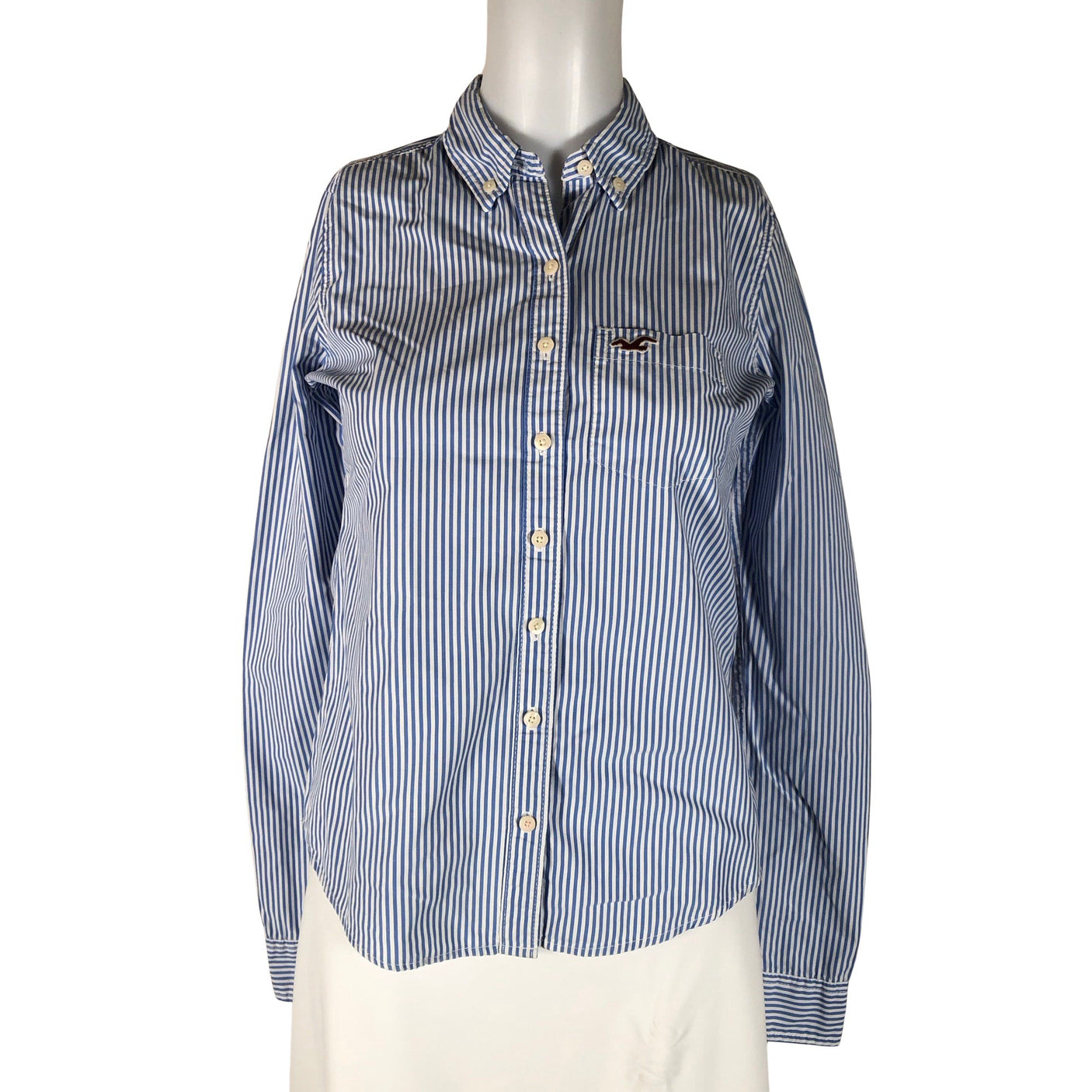 Unisex Hollister - Triiksärk, suurus 34 - Helesinine (1)