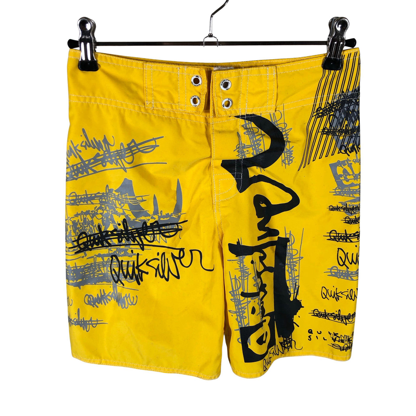 Unisex Quiksilver - Lühikesed spordipüksid, suurus 122 - 128 - Kollane (1)