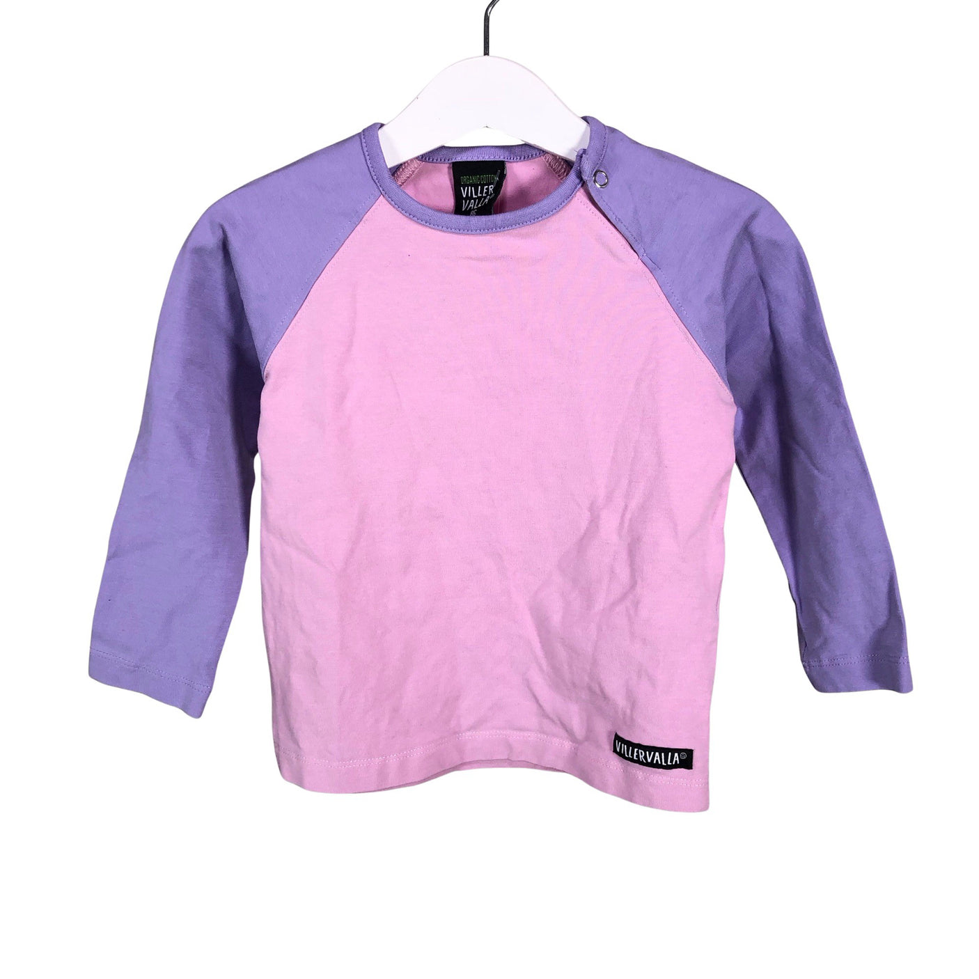 Unisex Villervalla - Trikotaažist pluus, suurus 80 - 86 - Heleroosa (1)